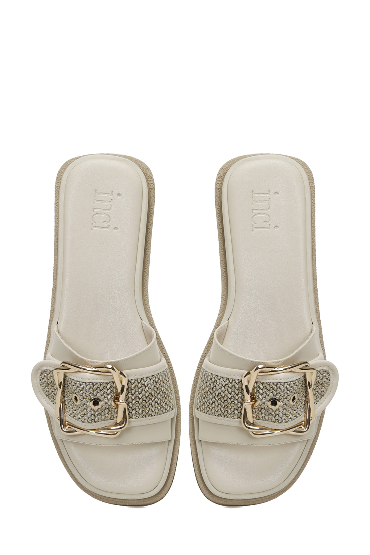 INCI MARLA 5FX Bej Kadın Terlik - Görsel 5