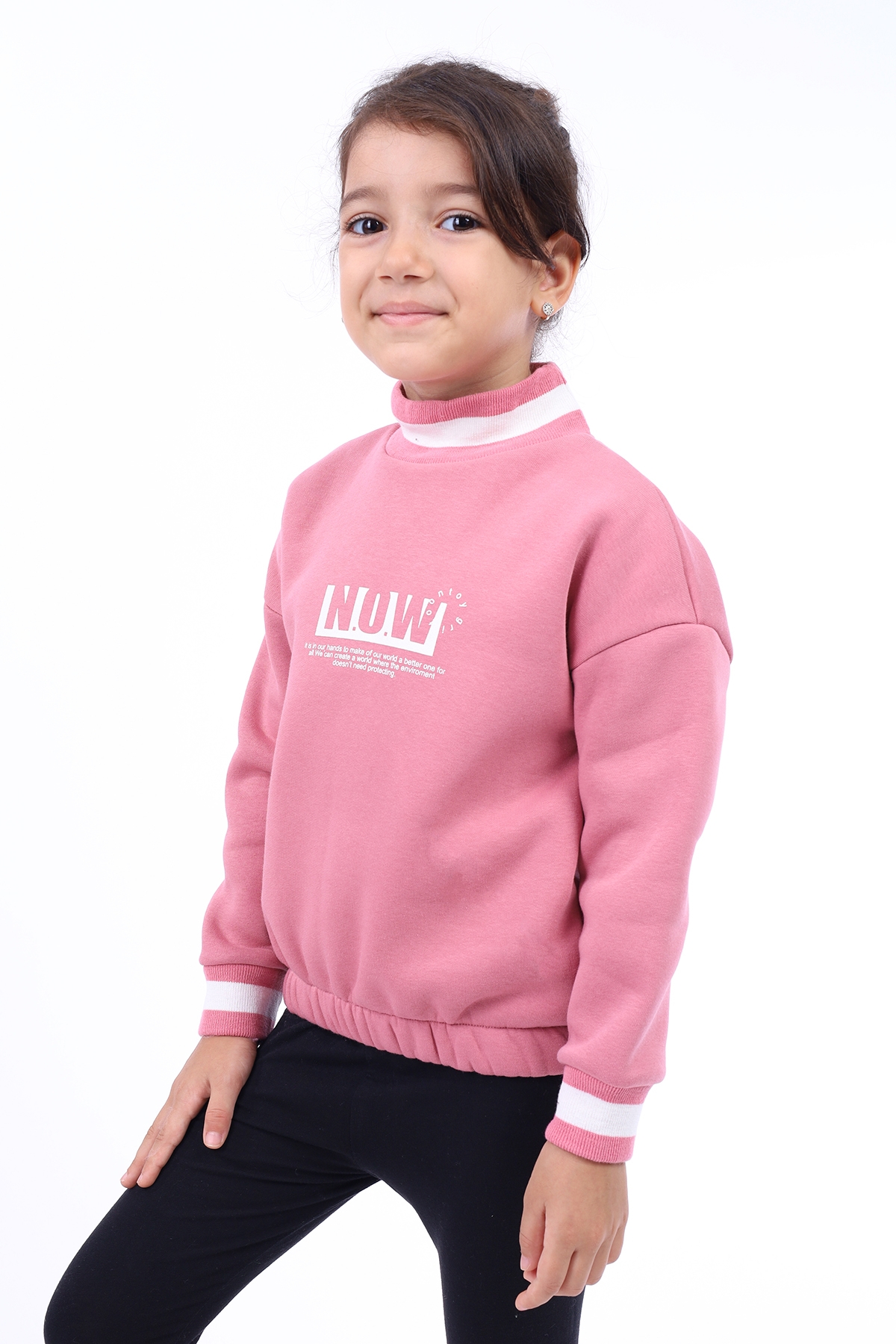 Toontoy Kız Çocuk Baskılı Sweatshirt