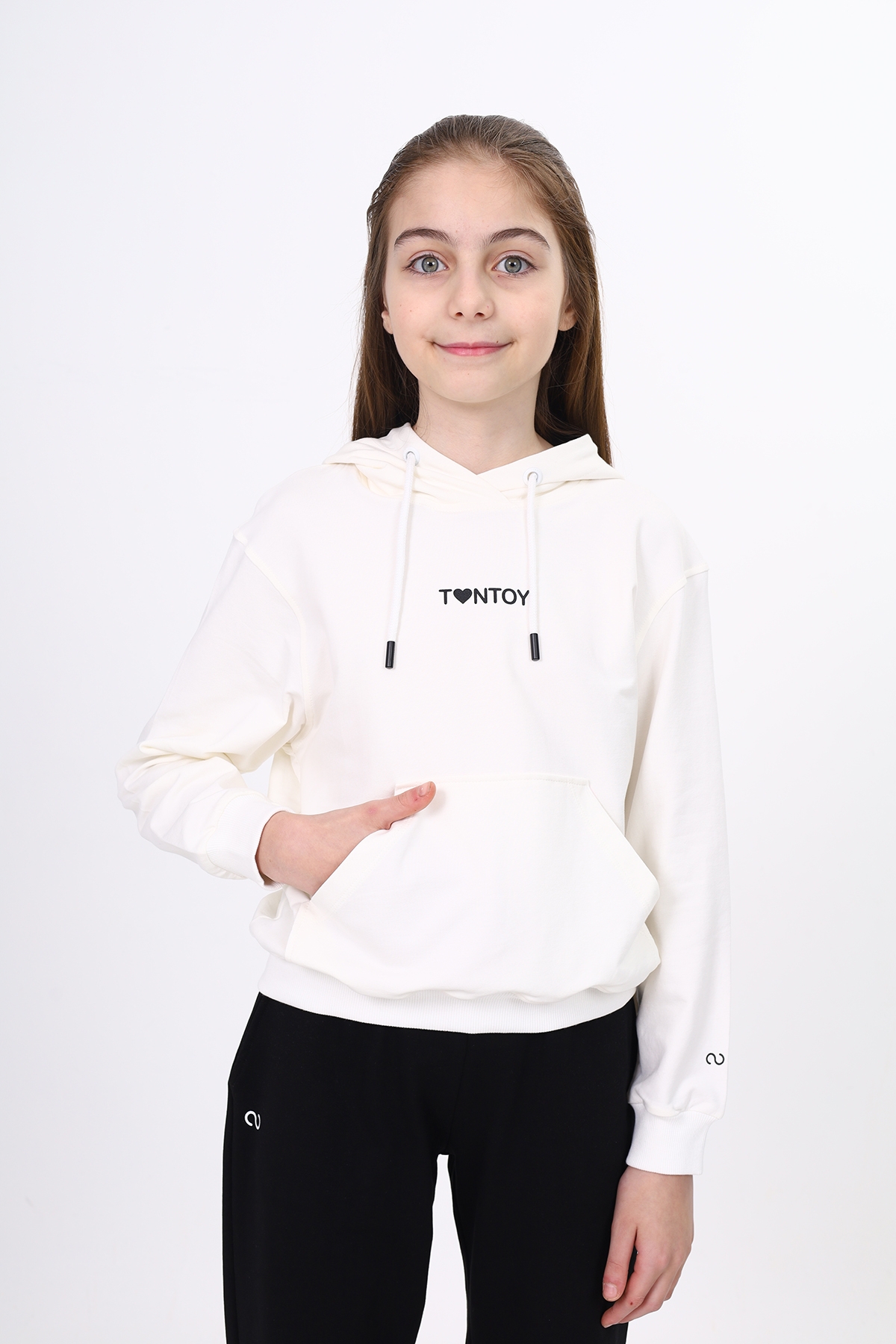 Toontoy Kız Çocuk Baskılı Sweatshirt