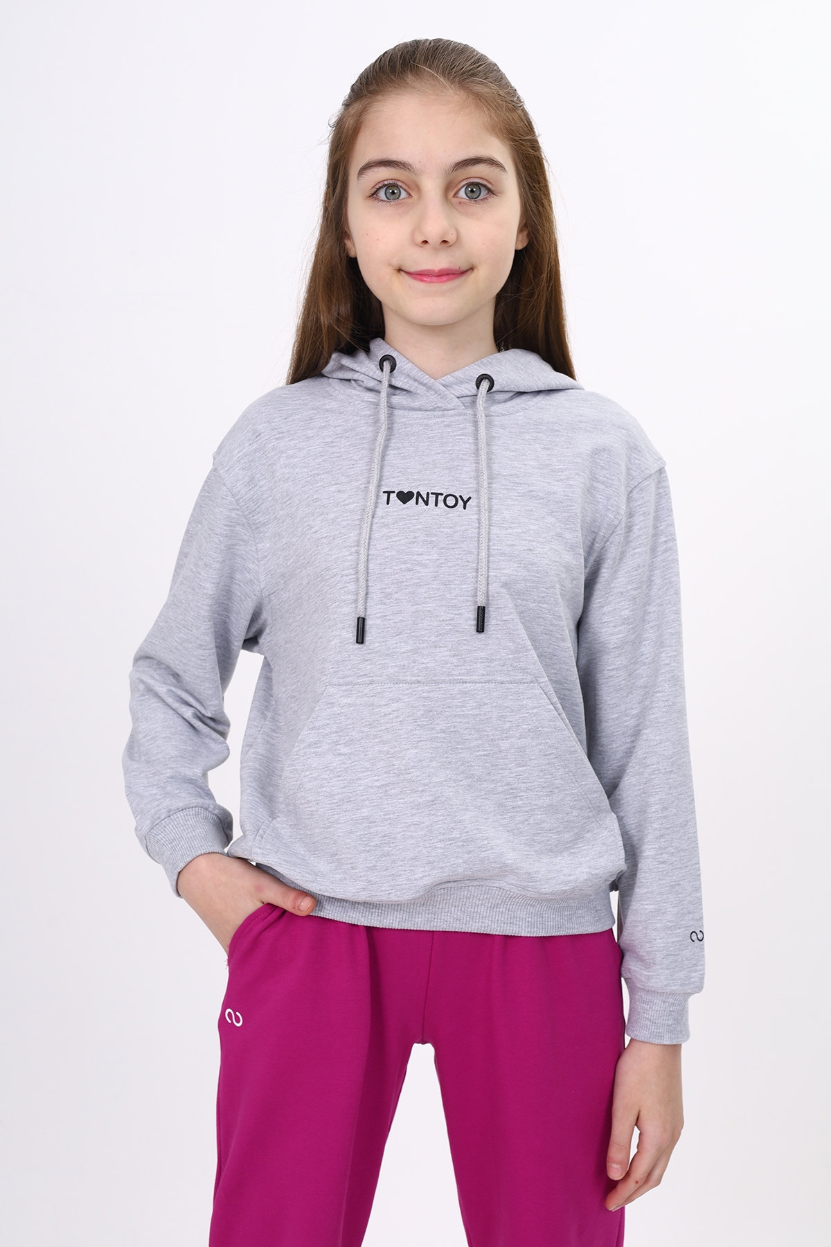 Toontoy Kız Çocuk Baskılı Sweatshirt