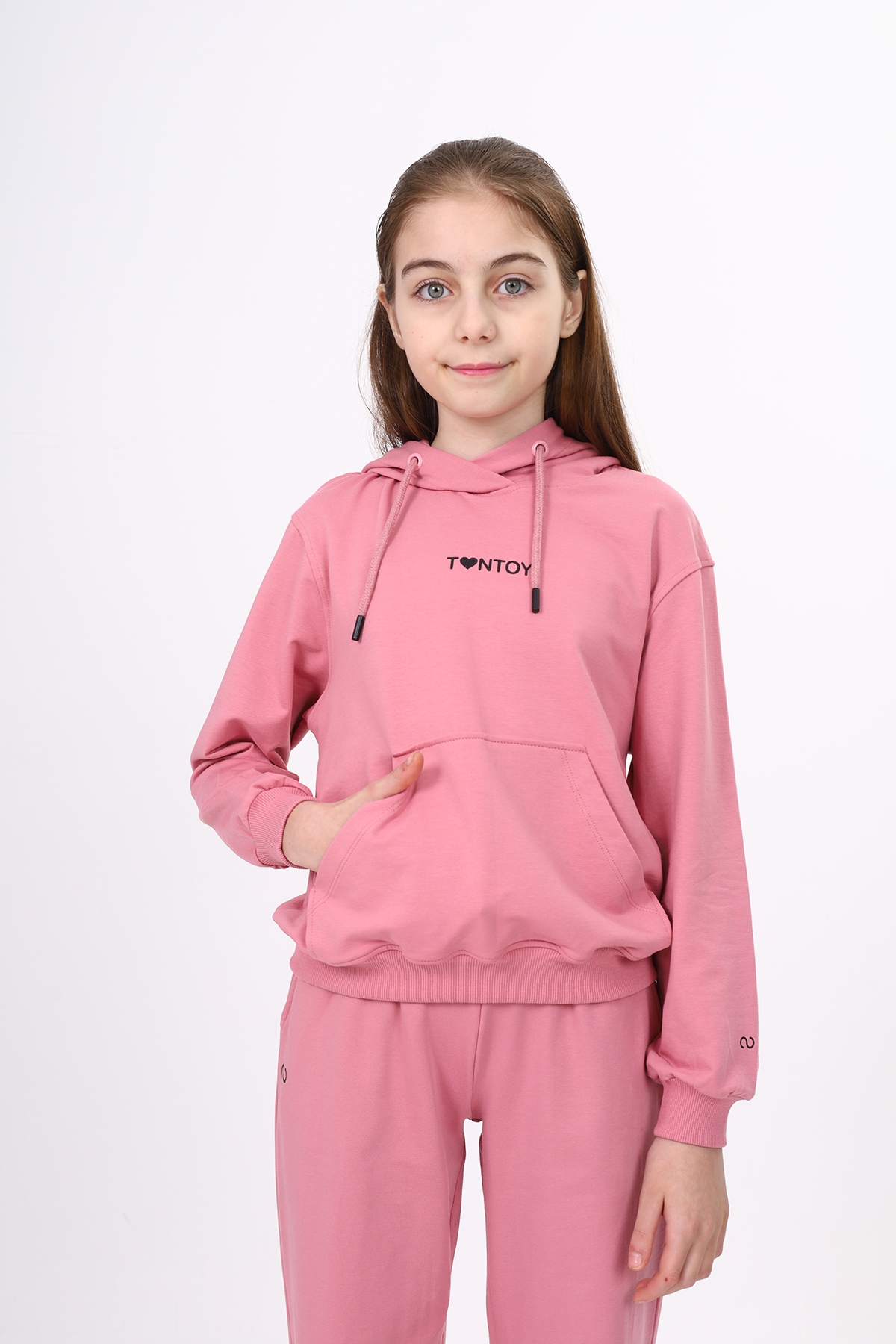 Toontoy Kız Çocuk Baskılı Sweatshirt