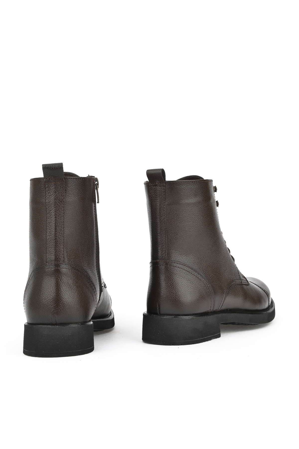 Erkek Hakiki Deri Bot 14319Z7019 Kahve - Görsel 4