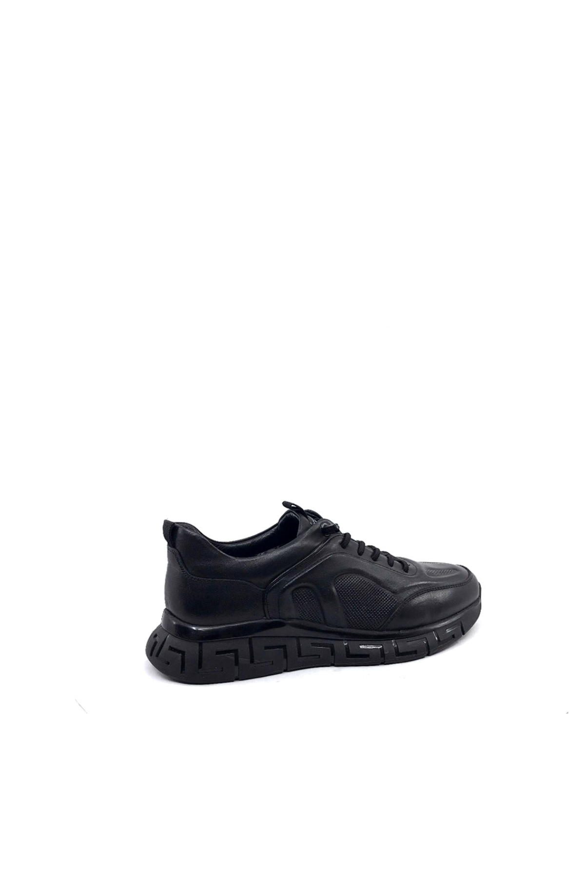 6706 Hakiki Deri Siyah Erkek Casual Ayakkabı - Görsel 6
