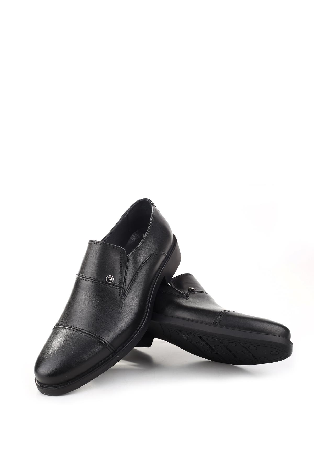 1491 Erkek Hakiki Deri Bağcıksız Klasik Ayakkabı - Görsel 4