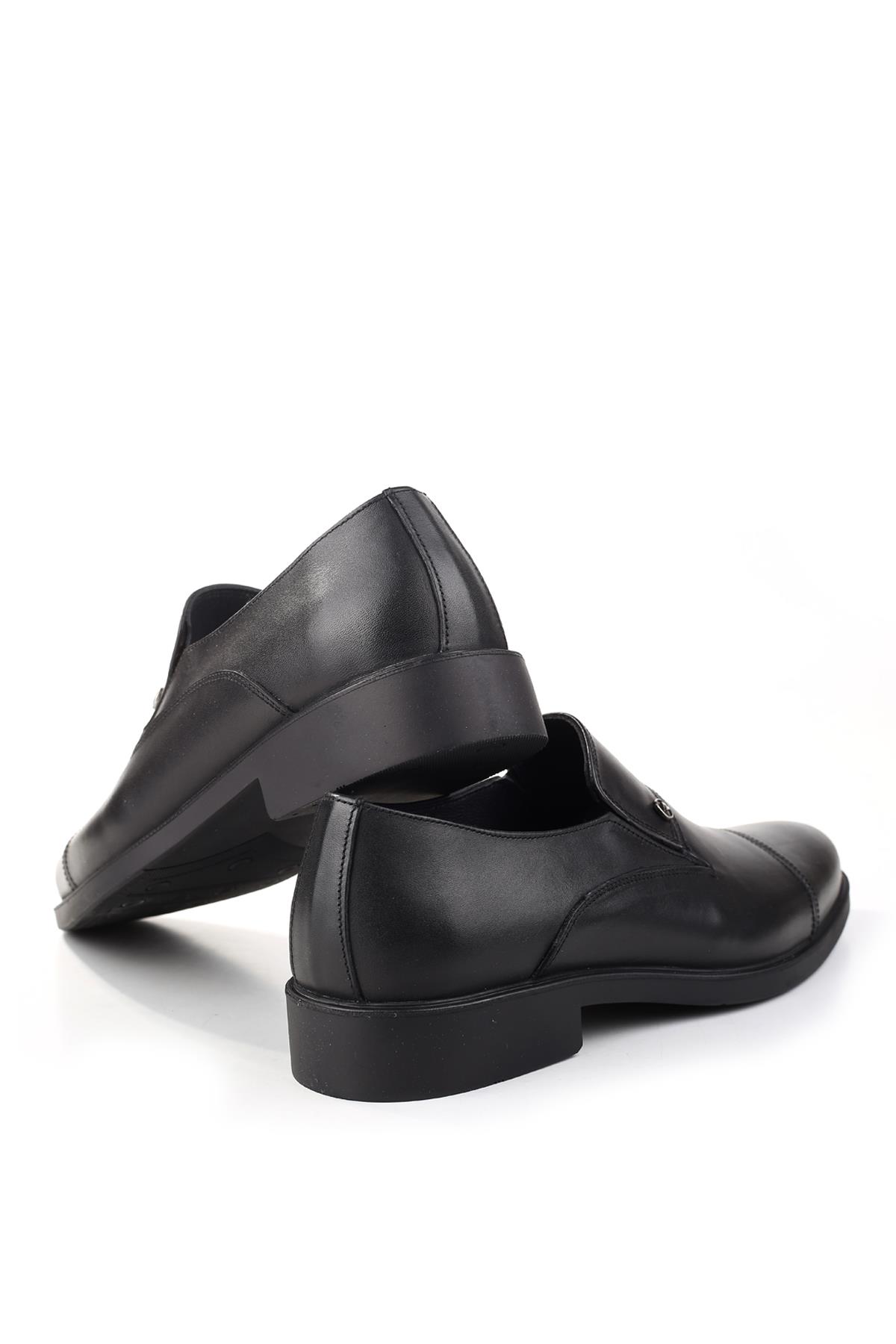 1491 Erkek Hakiki Deri Bağcıksız Klasik Ayakkabı - Görsel 5