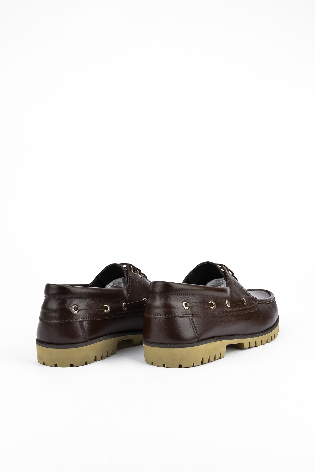 , Erkek Hakiki Deri Ayakkabı 113984 K03 KAHVE - Görsel 6