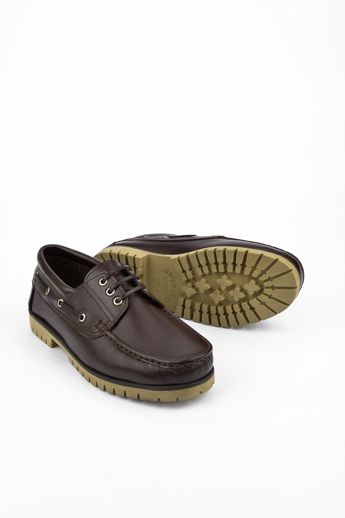 , Erkek Hakiki Deri Ayakkabı 113984 K03 KAHVE - Görsel 7