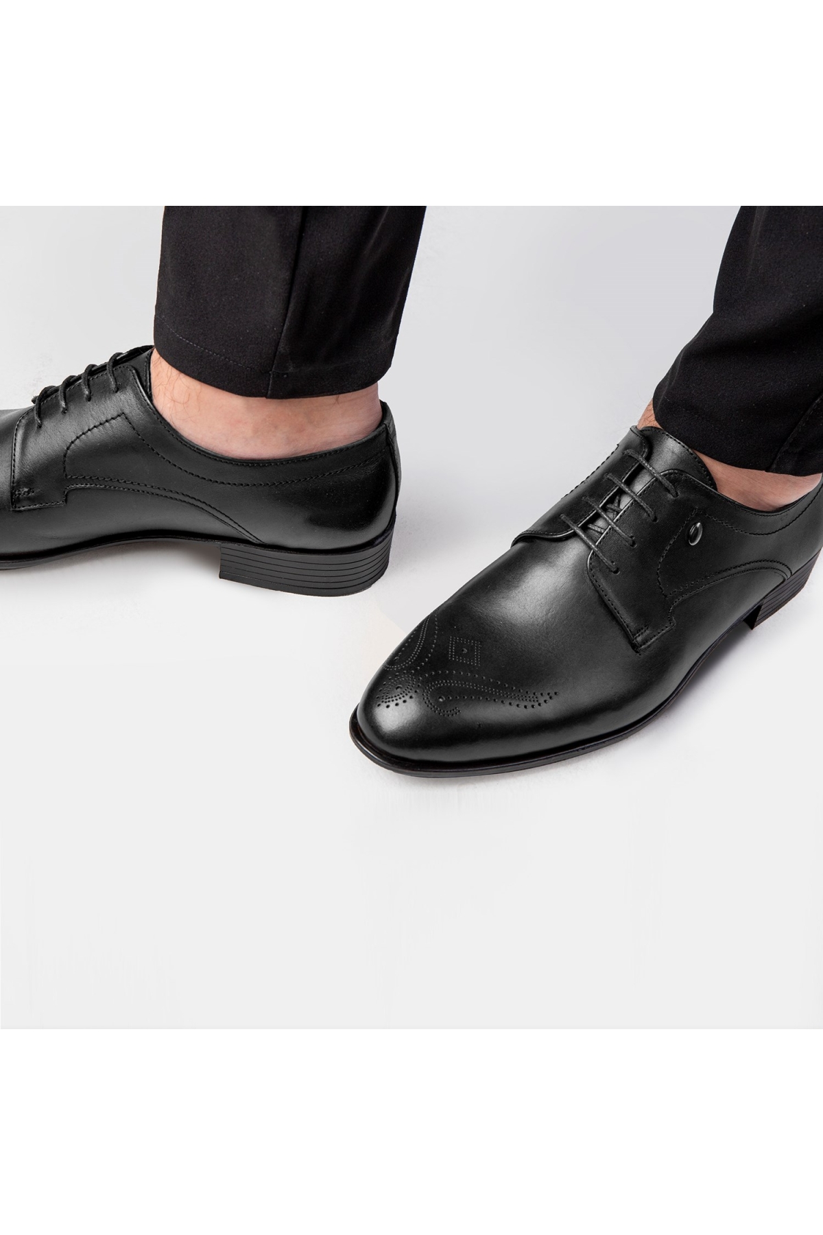 Taura Hakiki Deri Erkek Klasik Ayakkabı, Derby Klasik Ayakkabı - Görsel 6