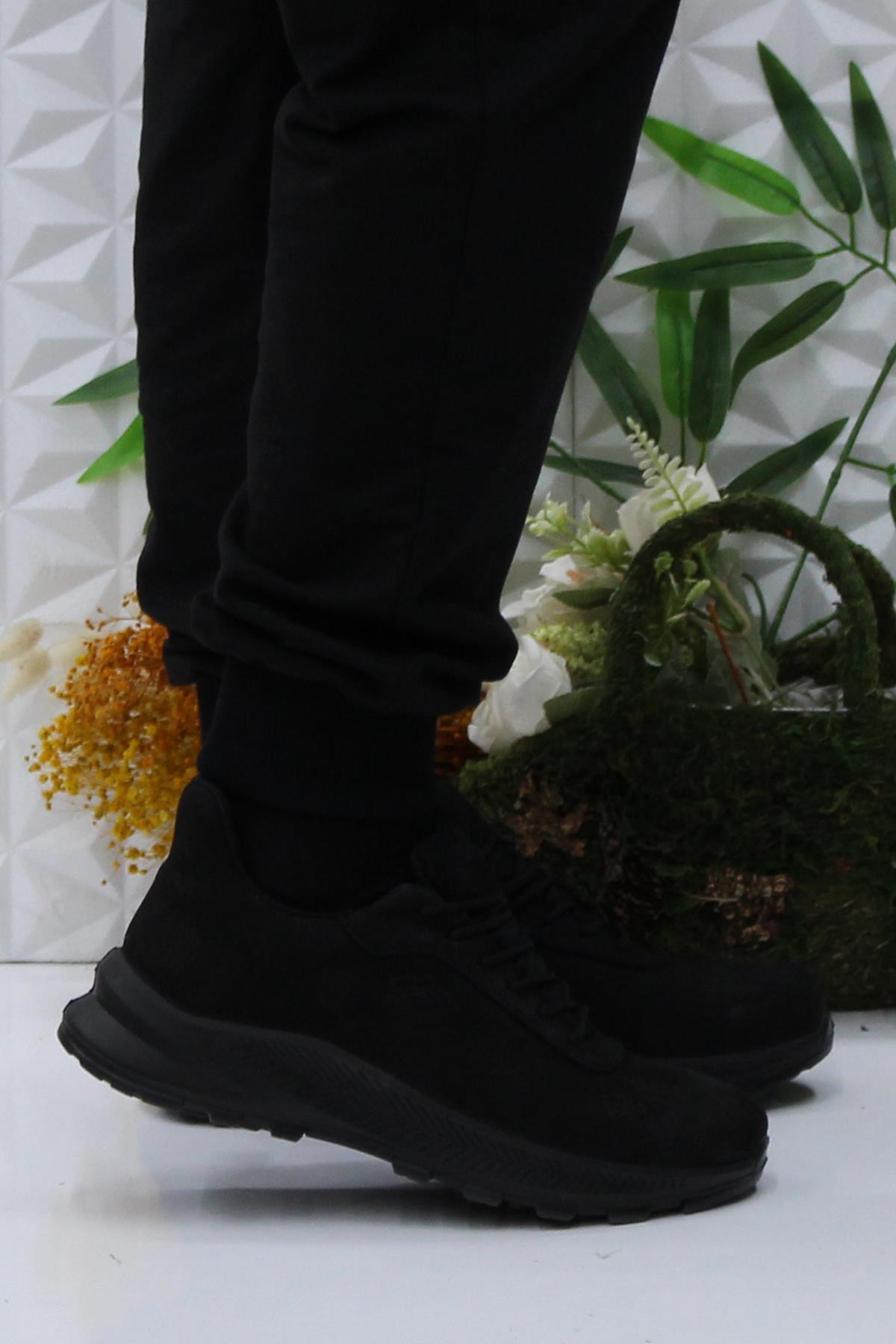 M6000 Siyah Outdoor Ayakkabı Orijinal Ürün Hakiki Deri Su Geçirmez Erkek Ayakkabı - Görsel 2