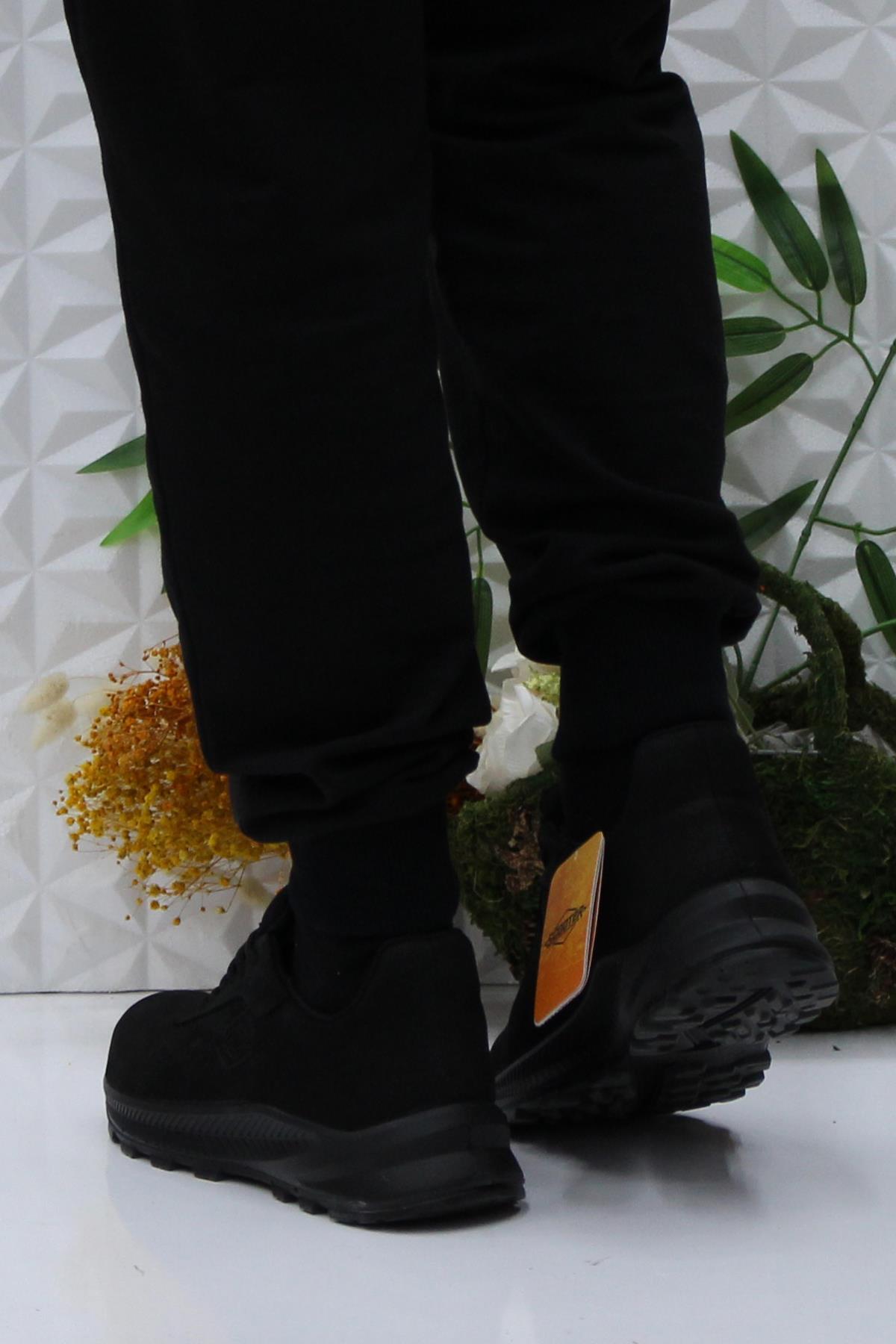 M6000 Siyah Outdoor Ayakkabı Orijinal Ürün Hakiki Deri Su Geçirmez Erkek Ayakkabı - Görsel 5