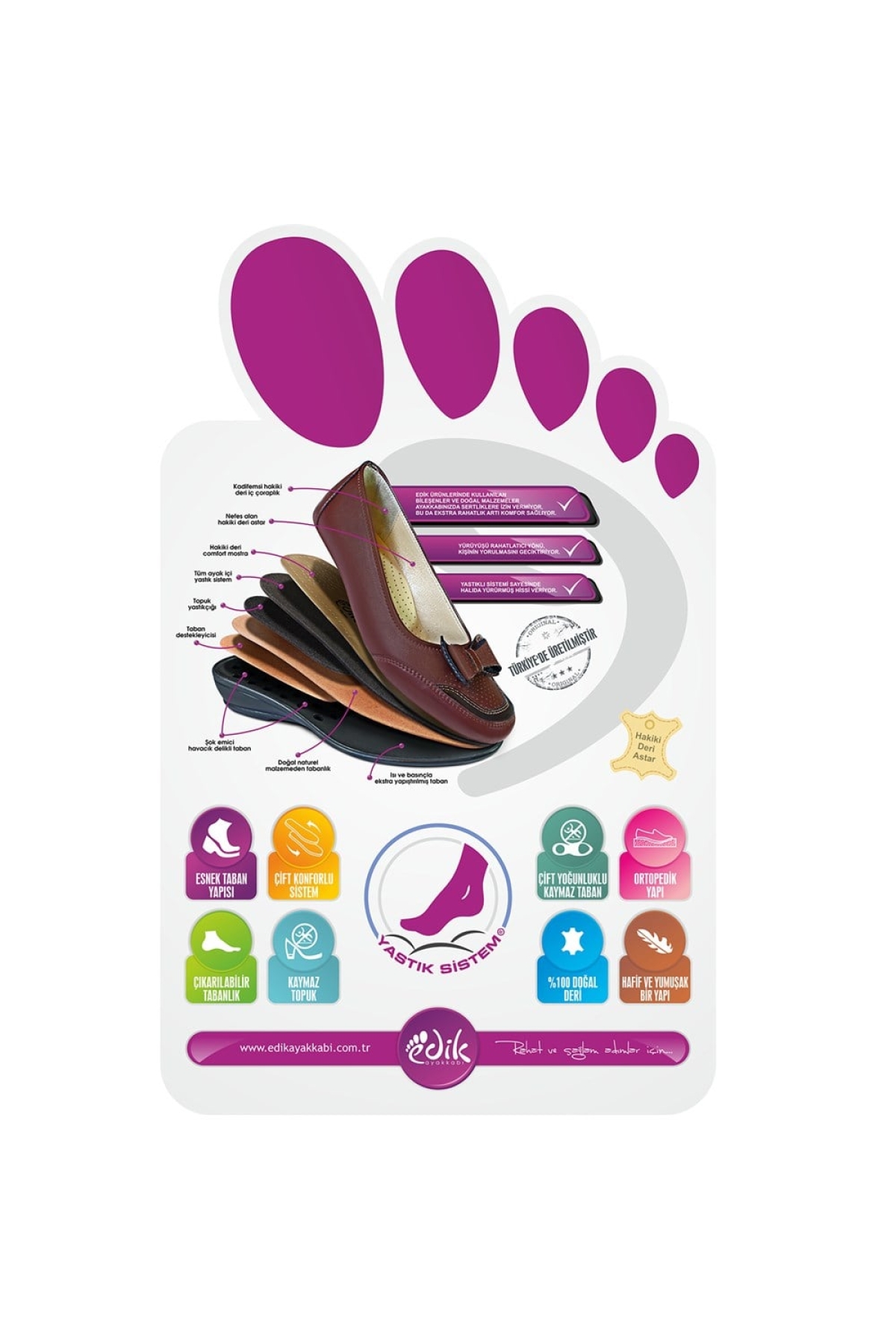 146 Siyah Termo Taban Günlük Kadın Ayakkabı - Görsel 5