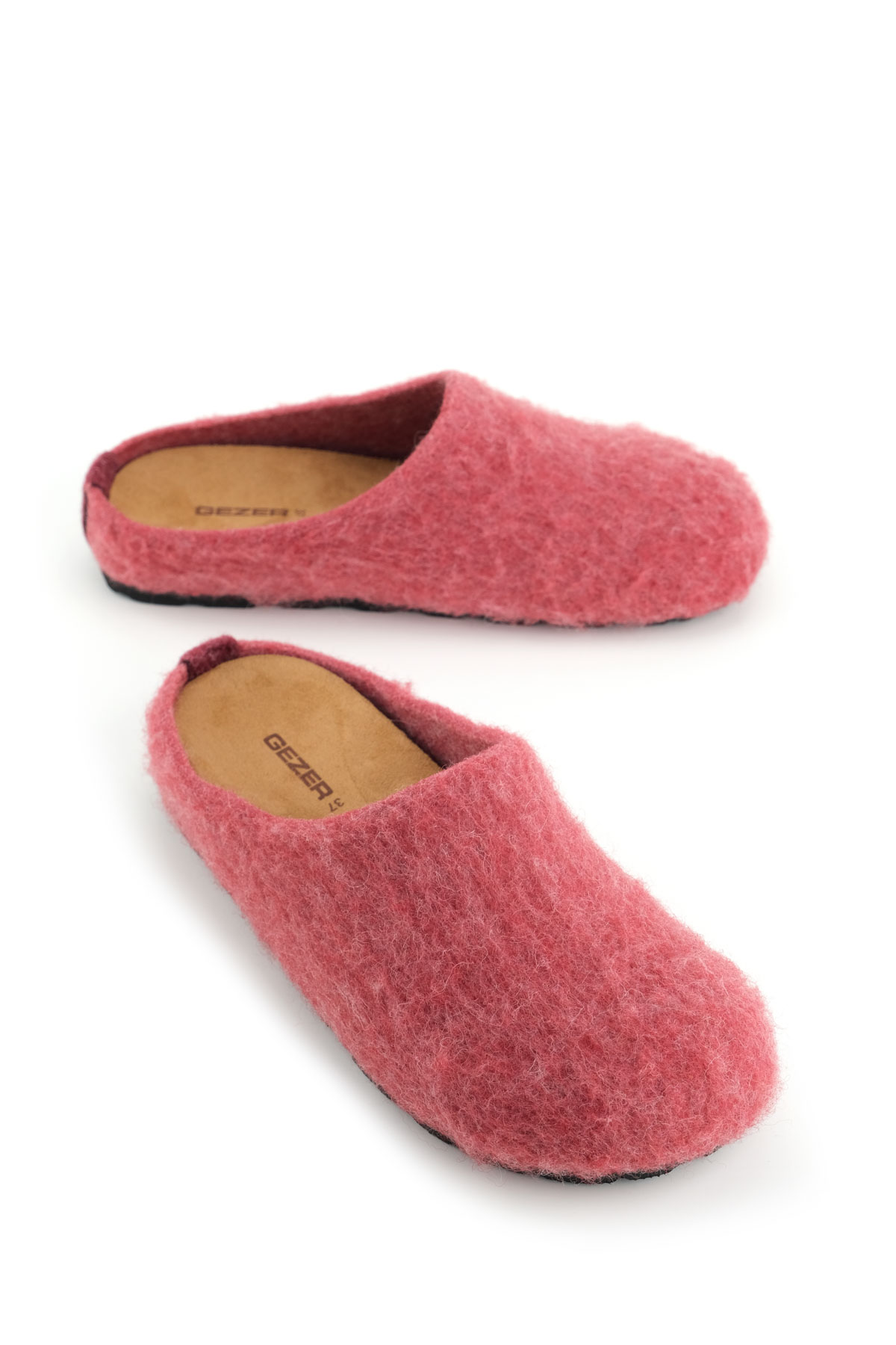 Kadın Kışlık Rahat Taban Keçe Ev Bahçe Terlik - Görsel 2