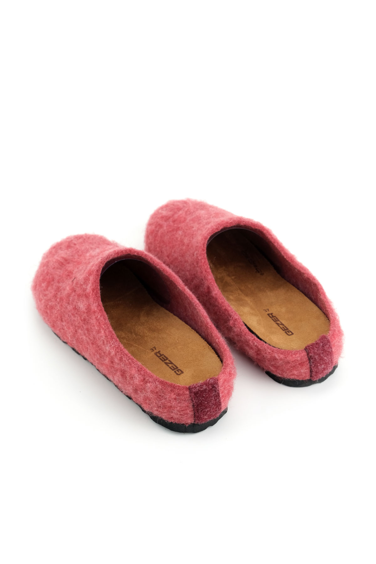 Kadın Kışlık Rahat Taban Keçe Ev Bahçe Terlik - Görsel 5