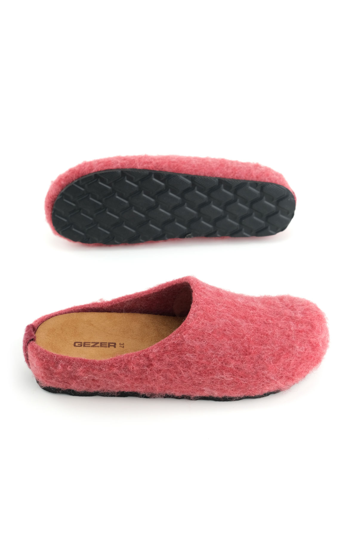 Kadın Kışlık Rahat Taban Keçe Ev Bahçe Terlik - Görsel 6