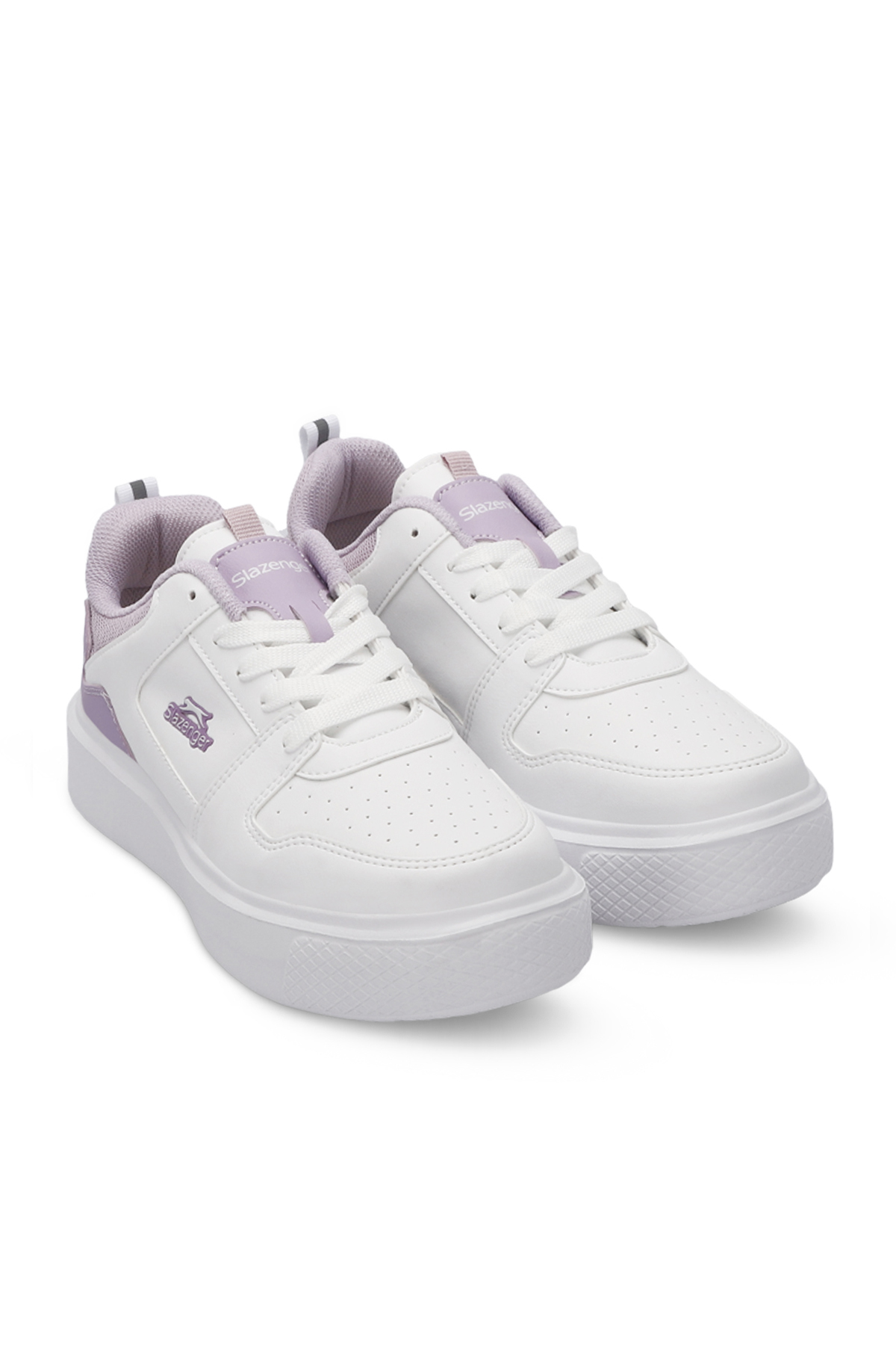 LONDON I Kadın Sneaker Ayakkabı Beyaz / Lila - Görsel 3