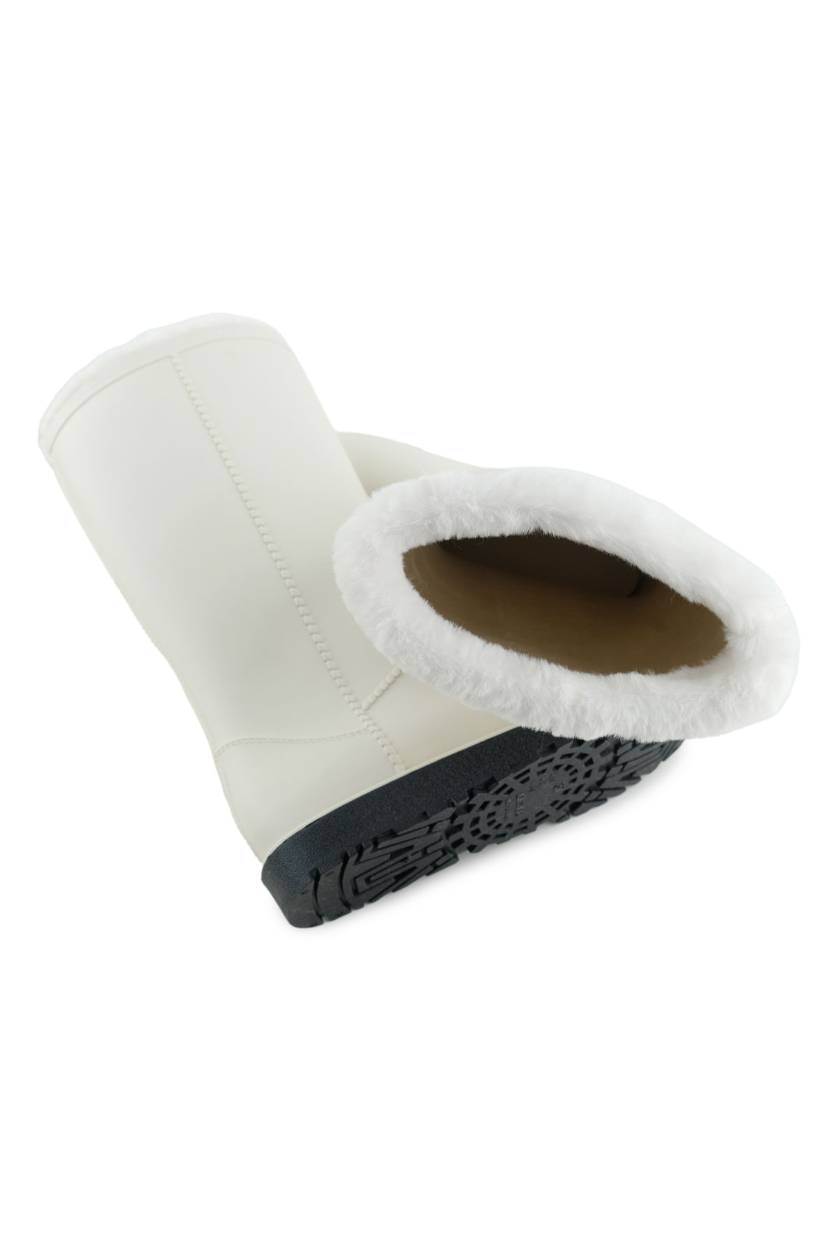 Kadın Kışlık PVC İçi Sıcak Astarlı Su Geçirmez Çizme - Görsel 6