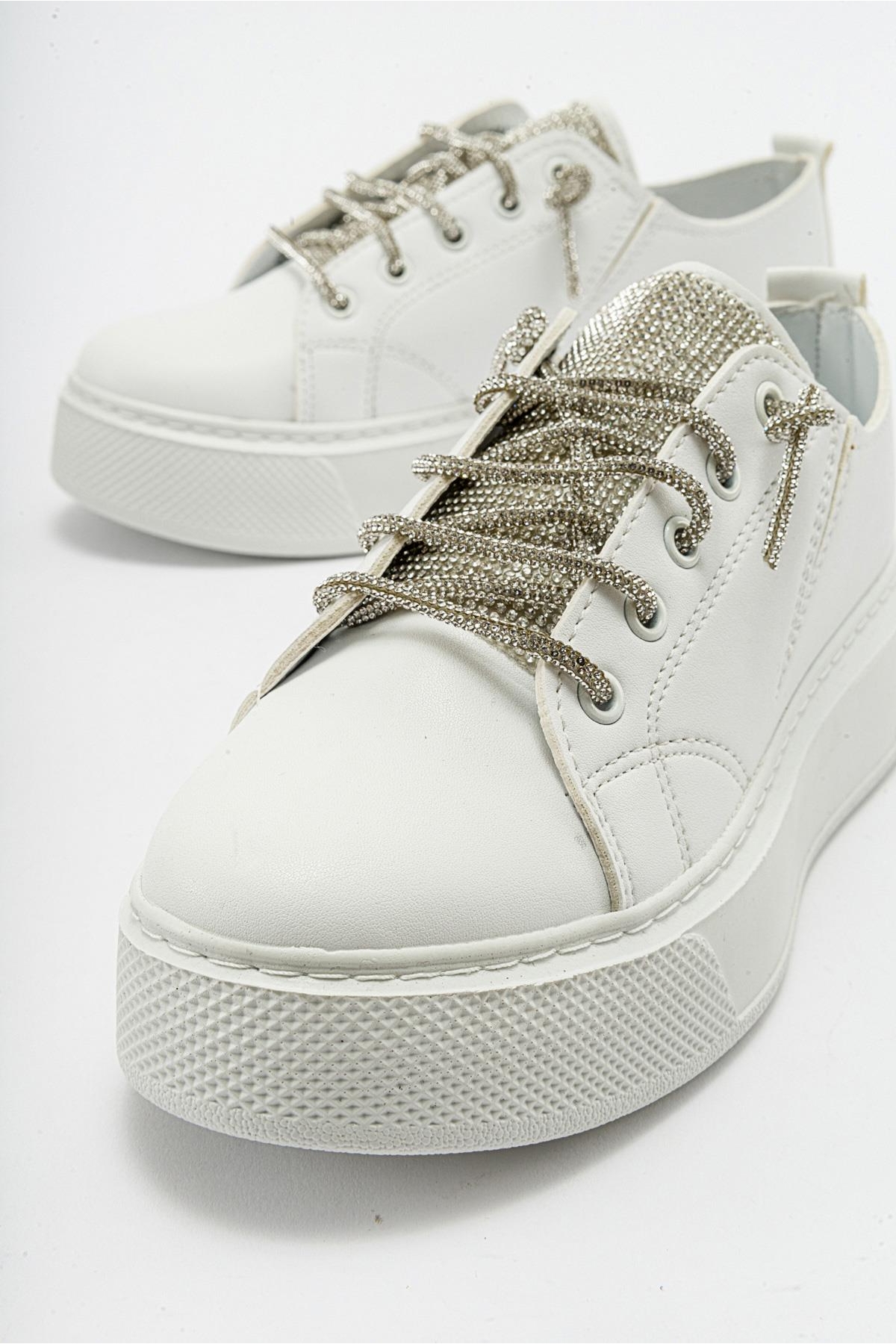 Kadın Spor Babet BEYAZ - Görsel 4