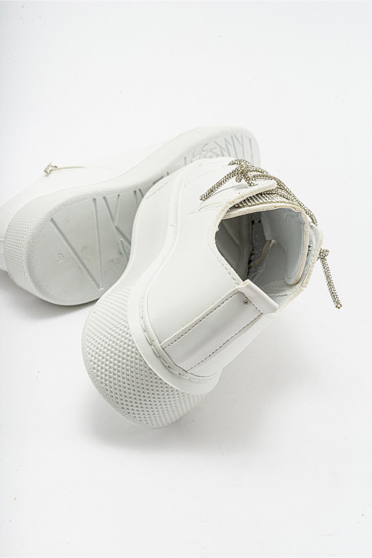 Kadın Spor Babet BEYAZ - Görsel 5