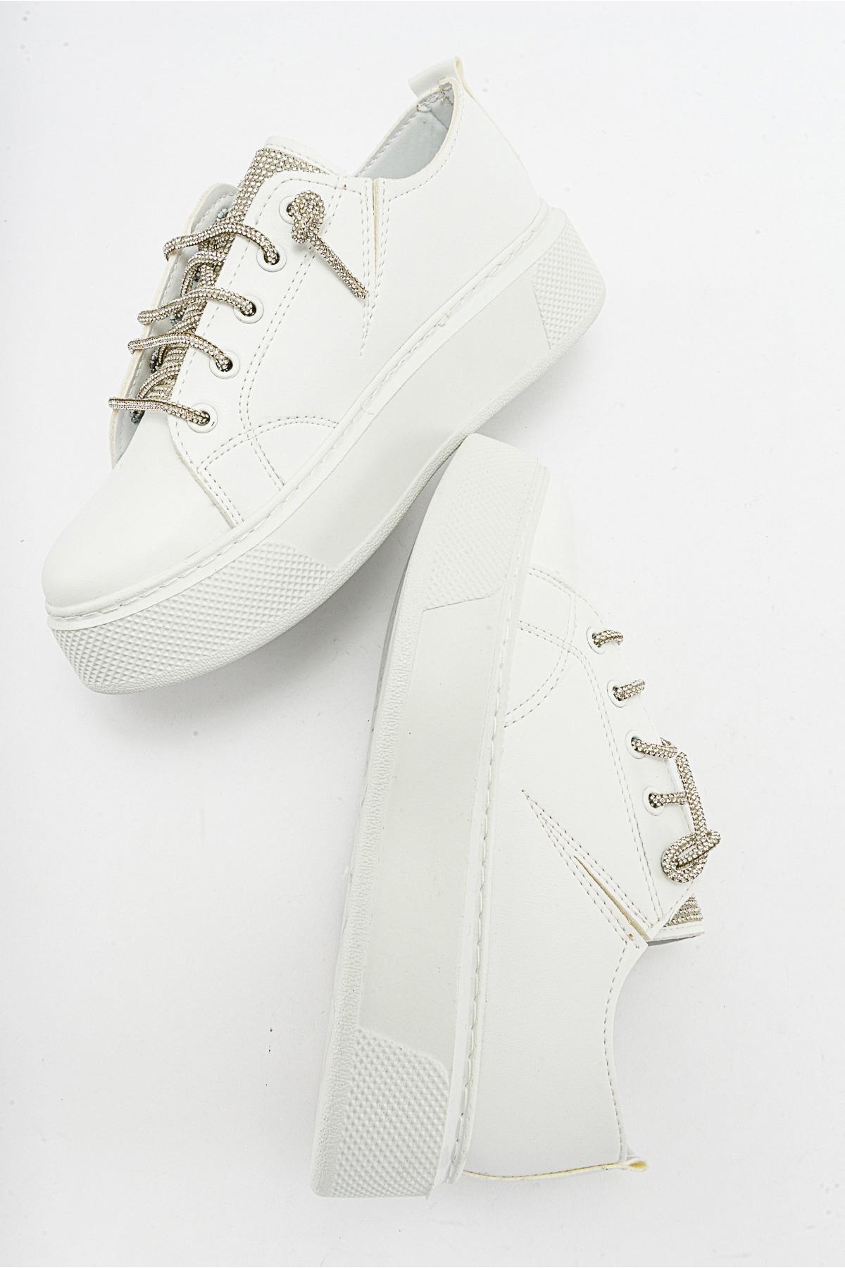 Kadın Spor Babet BEYAZ - Görsel 7