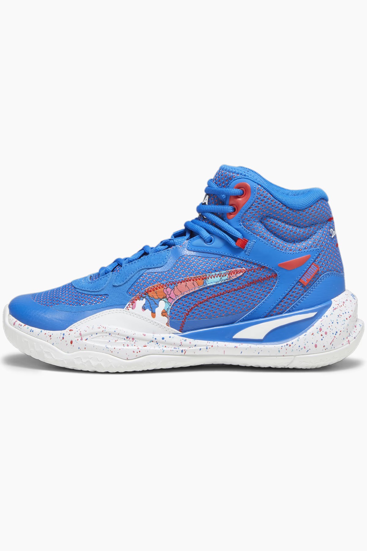 Puma Puma Mavi Playmaker Pro Mid Basketbol Ayakkabı 37928401 Sneaker | Flo Mavi - 2. görsel