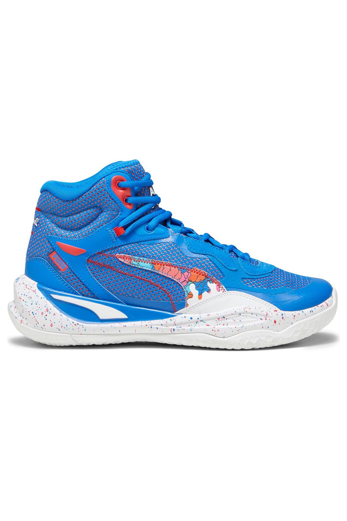 Puma Puma Mavi Playmaker Pro Mid Basketbol Ayakkabı 37928401 Sneaker | Flo Mavi - 3. görsel