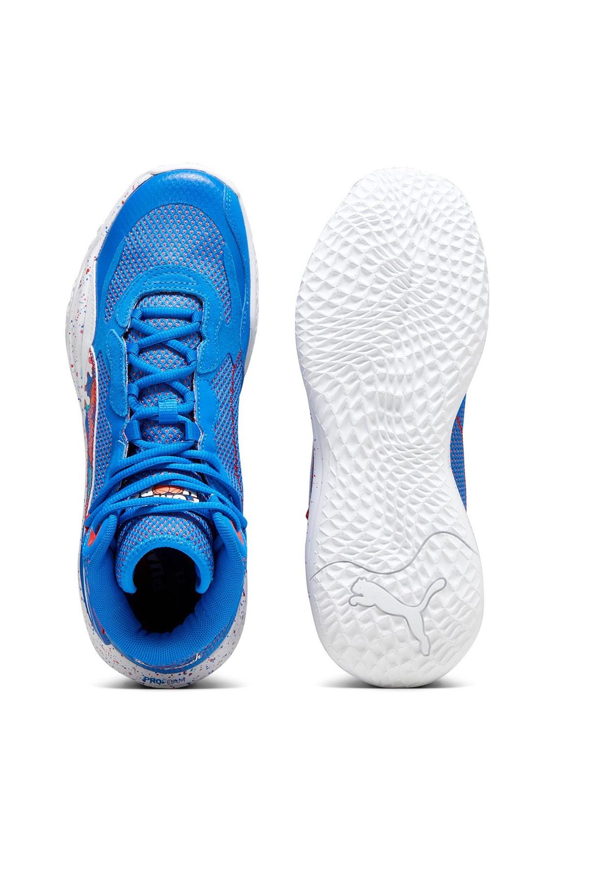 Puma Puma Mavi Playmaker Pro Mid Basketbol Ayakkabı 37928401 Sneaker | Flo Mavi - 5. görsel