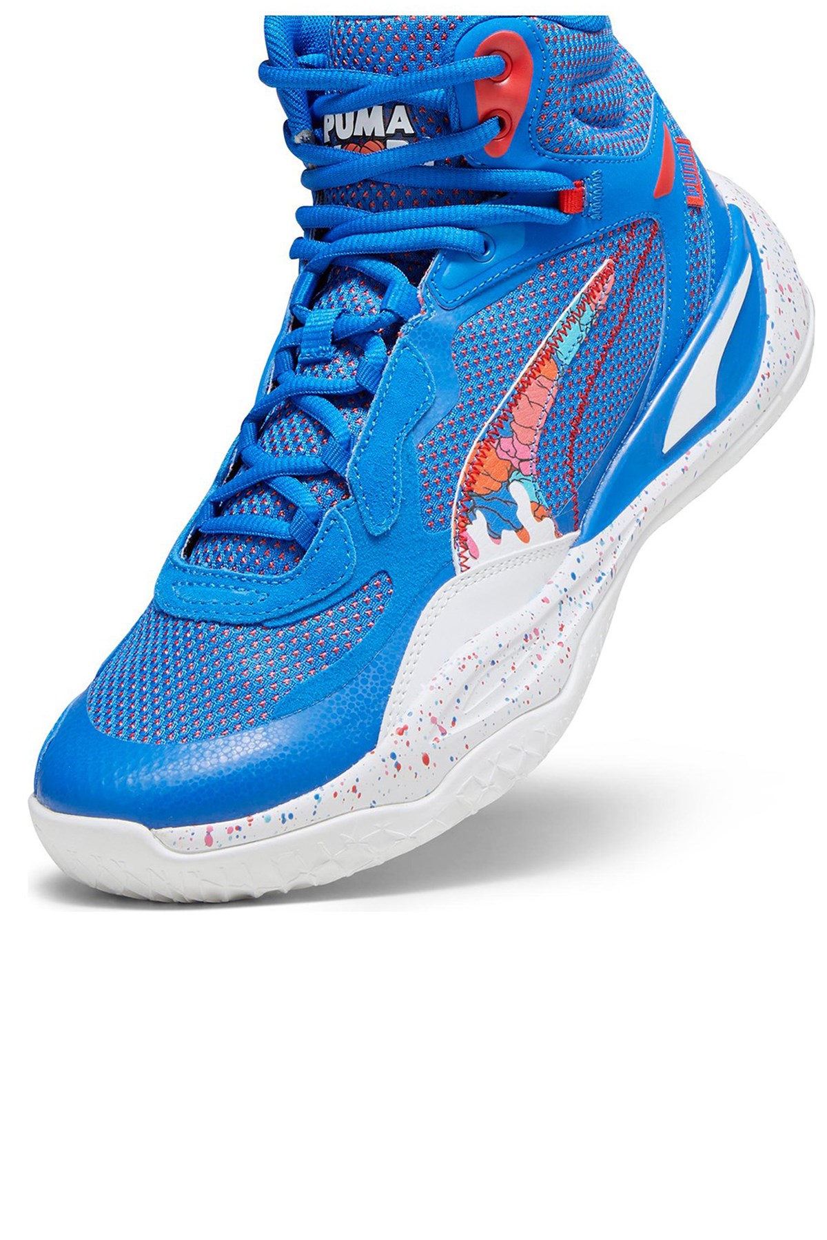 Puma Puma Mavi Playmaker Pro Mid Basketbol Ayakkabı 37928401 Sneaker | Flo Mavi - 6. görsel