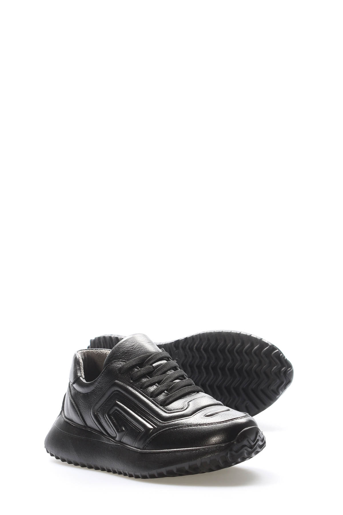 Hakiki Deri Kadın Casual Ayakkabı 136ZA507 - Görsel 4