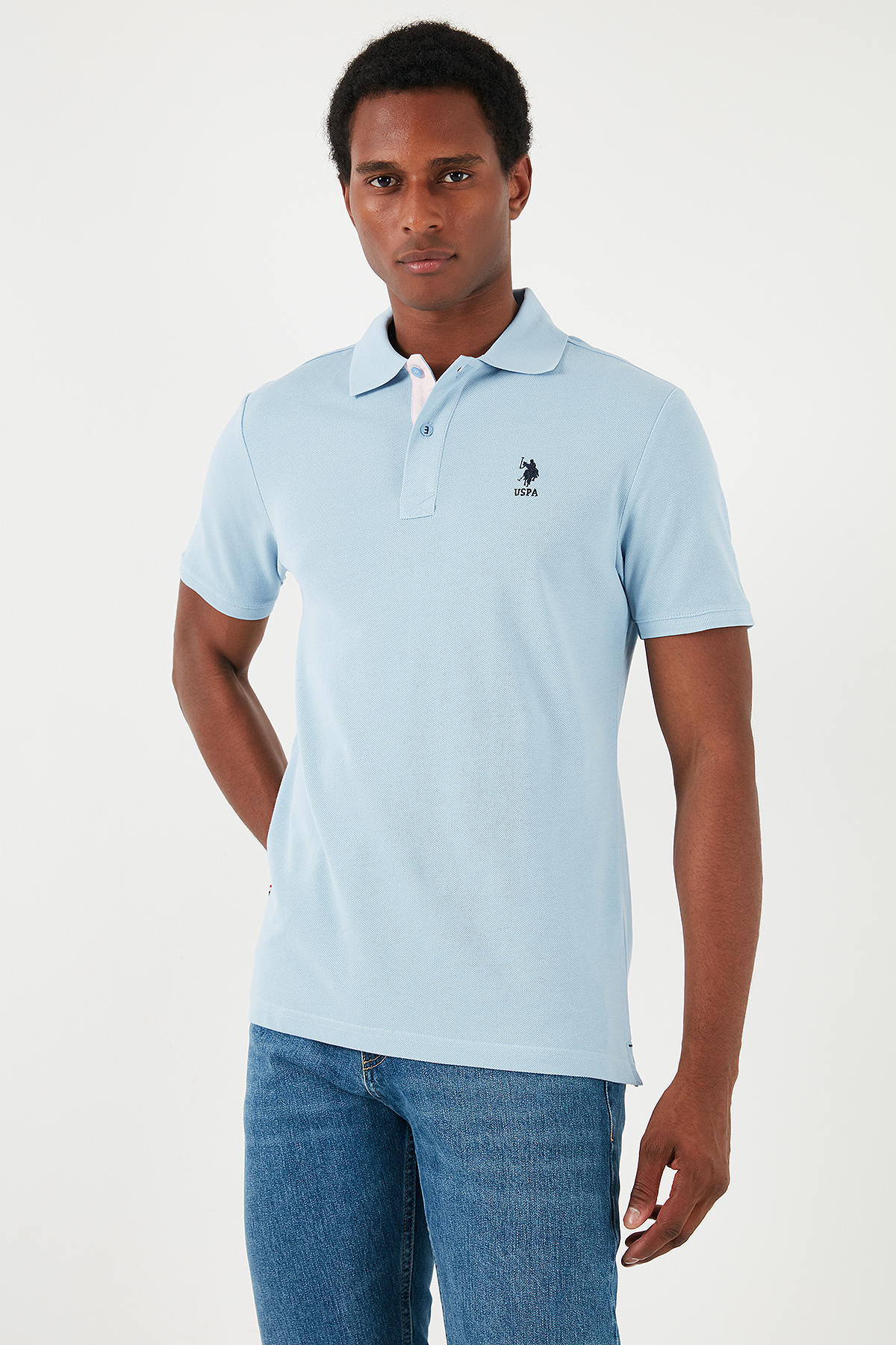 Erkek T Shirt G081SZ0111794832 AÇIK MAVİ Fiyatları | Flo