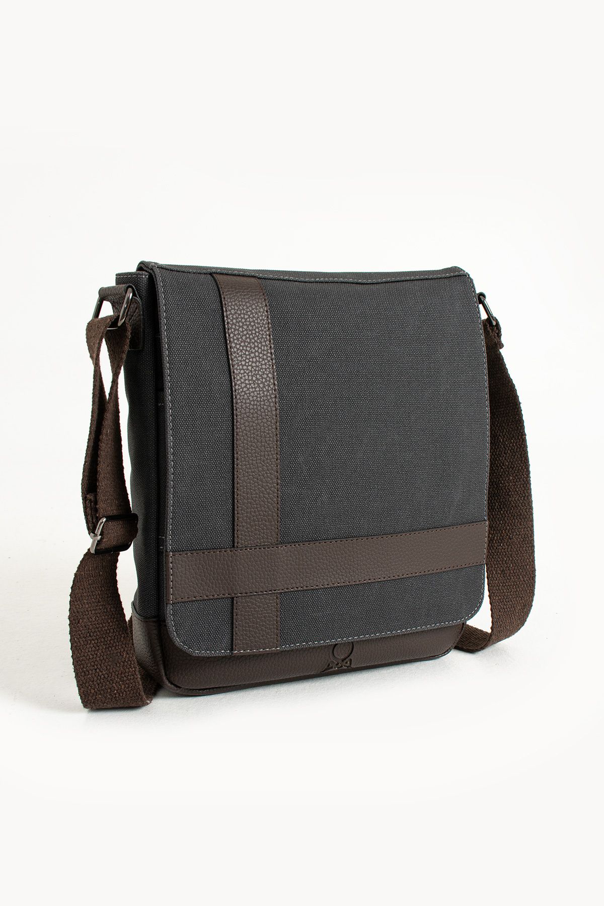 Mega Bag Kanvas Kumaş Not Defteri Kalem Koyma Bölmeli Postacı