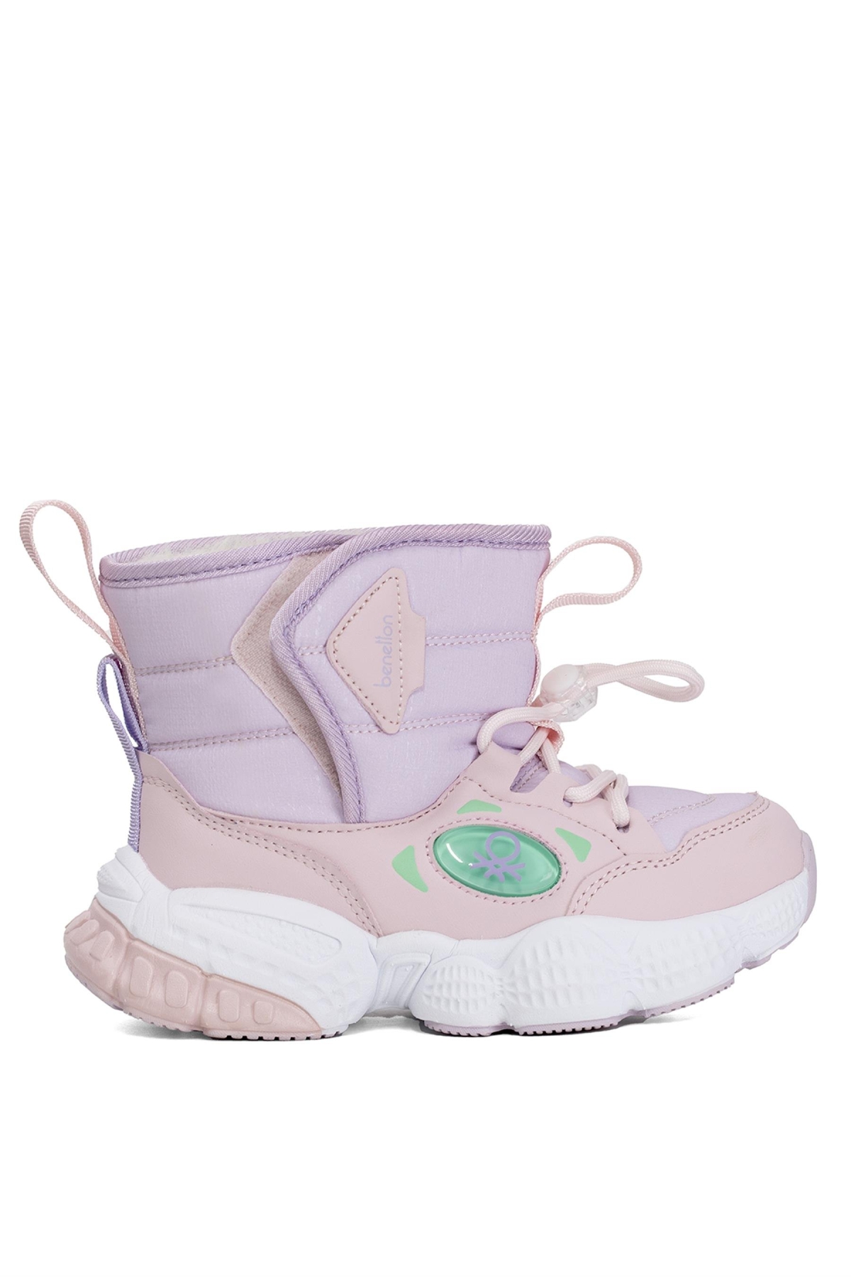 BNI-11081 Filet Kız Çocuk Düz Bot Pembe - Görsel 2