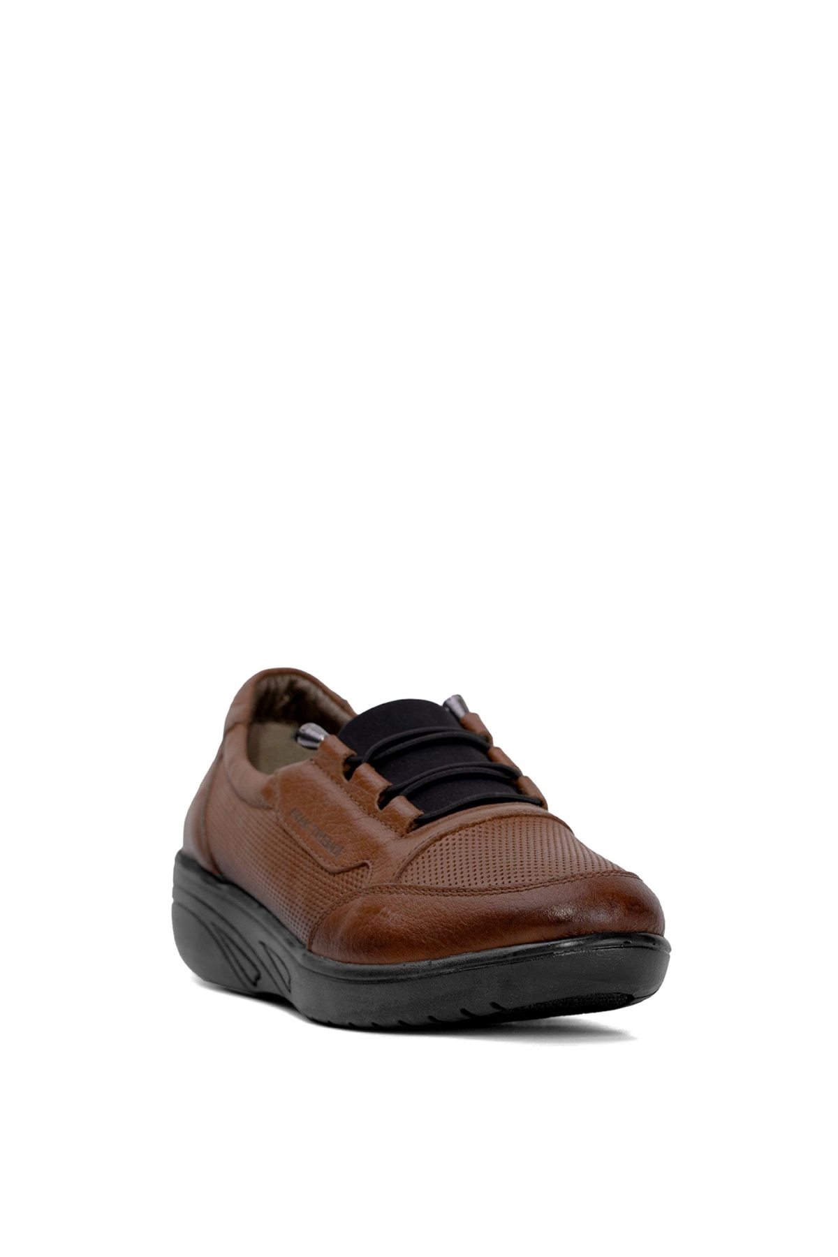 Elit BTNAT4211C Kadın Hakiki Deri Casual Ayakkabı Taba - Görsel 3