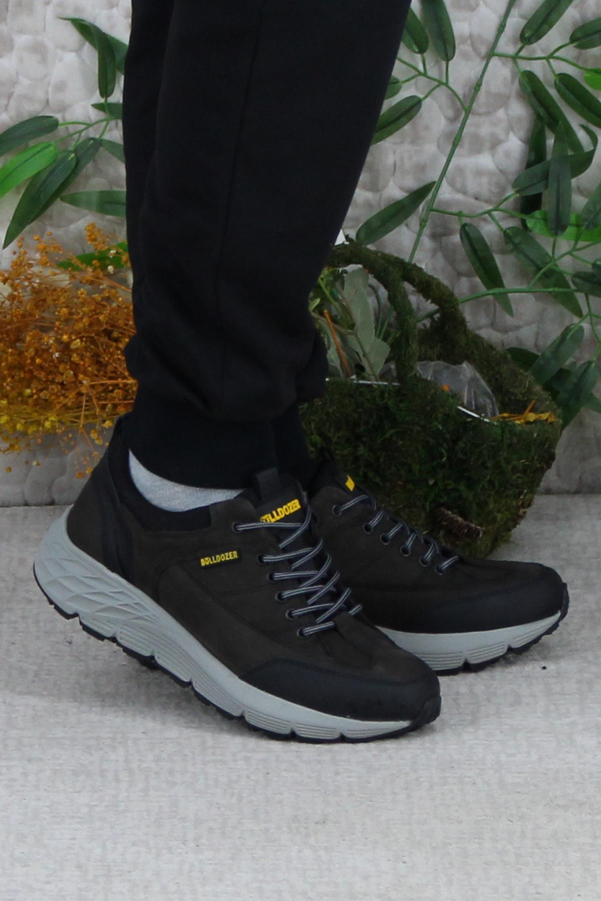 250069 Antrasit Nubuk Orijinal Ürün Kauçuk Taban Erkek Ayakkabı - Görsel 2