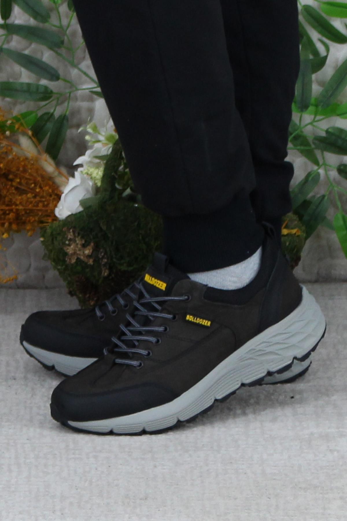 250069 Antrasit Nubuk Orijinal Ürün Kauçuk Taban Erkek Ayakkabı - Görsel 4