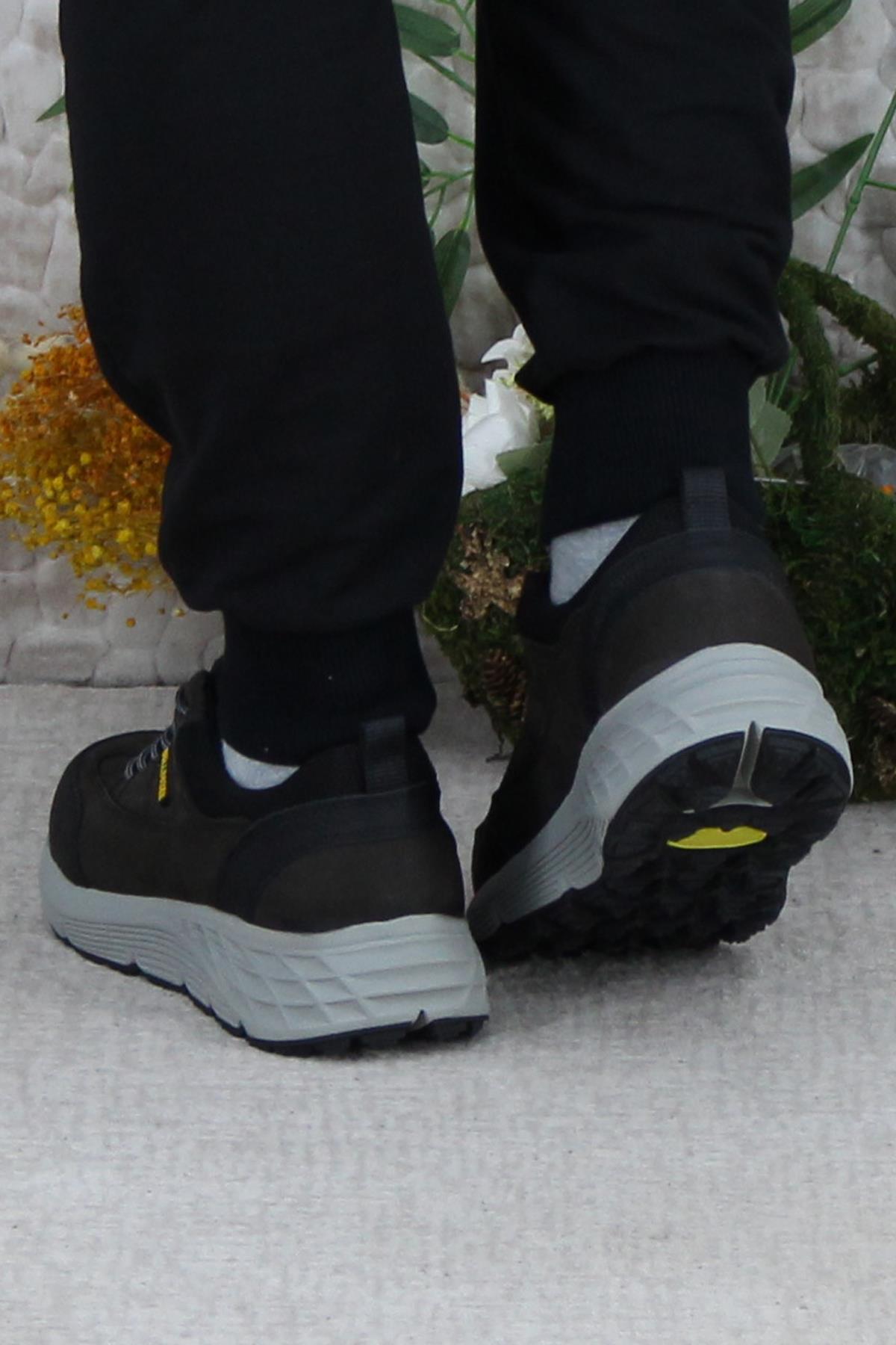 250069 Antrasit Nubuk Orijinal Ürün Kauçuk Taban Erkek Ayakkabı - Görsel 5