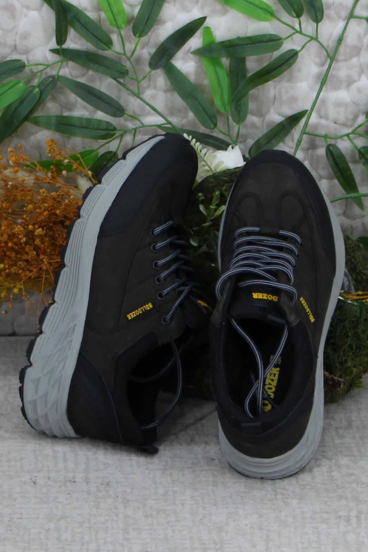 250069 Antrasit Nubuk Orijinal Ürün Kauçuk Taban Erkek Ayakkabı - Görsel 6