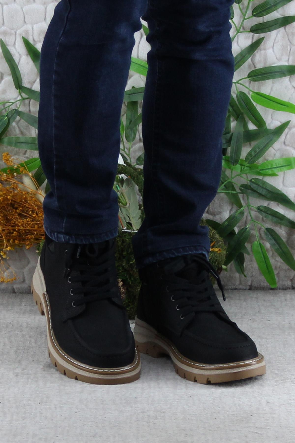 250015 Rahat Orijinal Ürün Nubuk Hakiki Deri Erkek Bot - Görsel 3