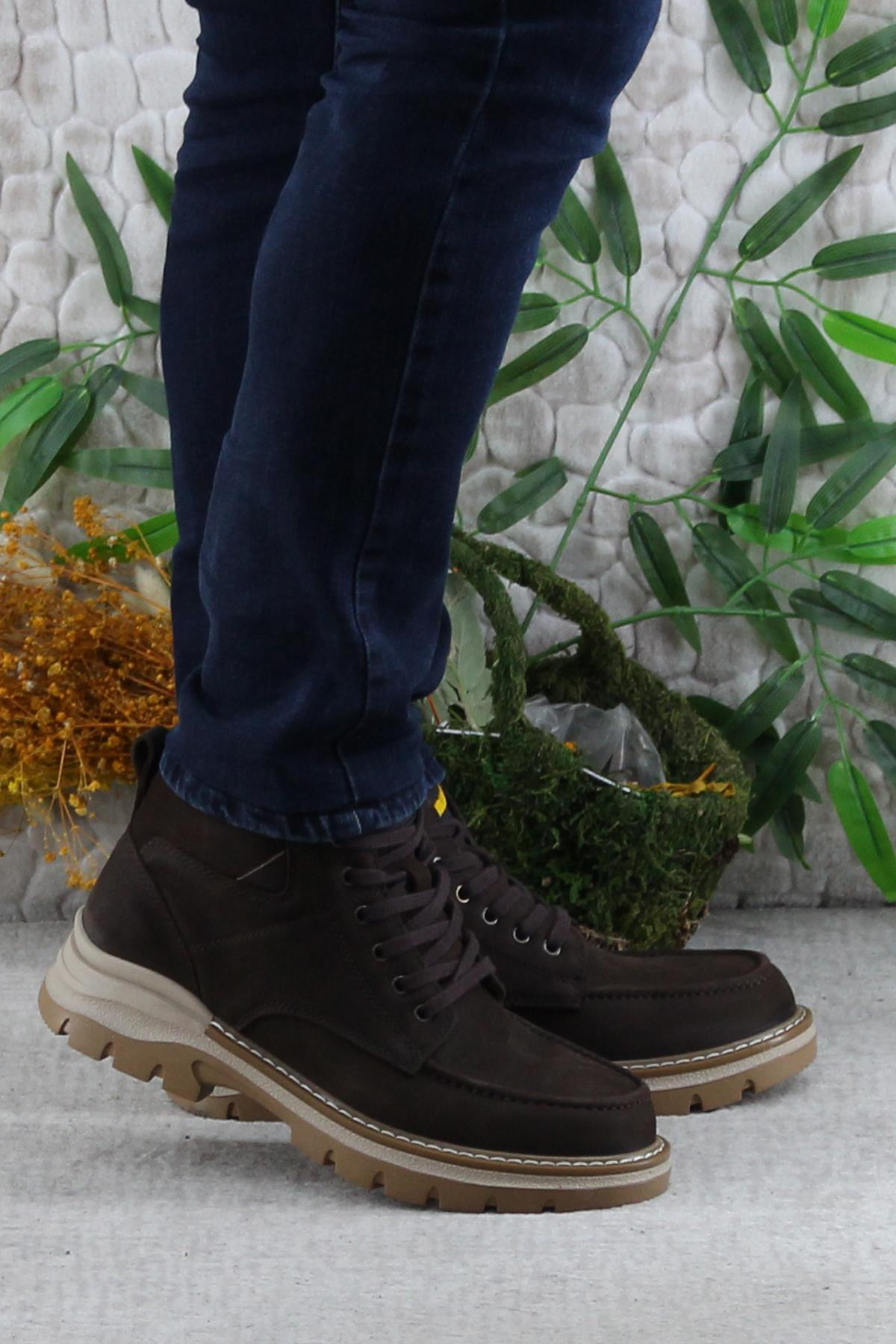 250015 Rahat Orijinal Ürün Nubuk Hakiki Deri Erkek Bot - Görsel 2