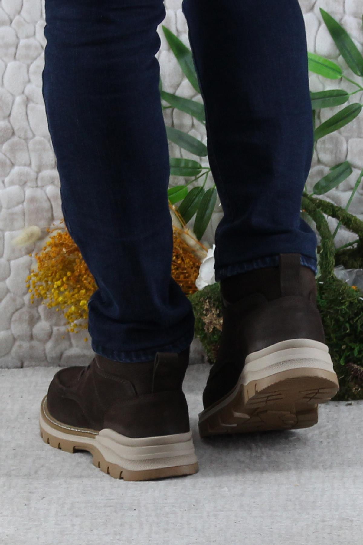 250015 Rahat Orijinal Ürün Nubuk Hakiki Deri Erkek Bot - Görsel 5