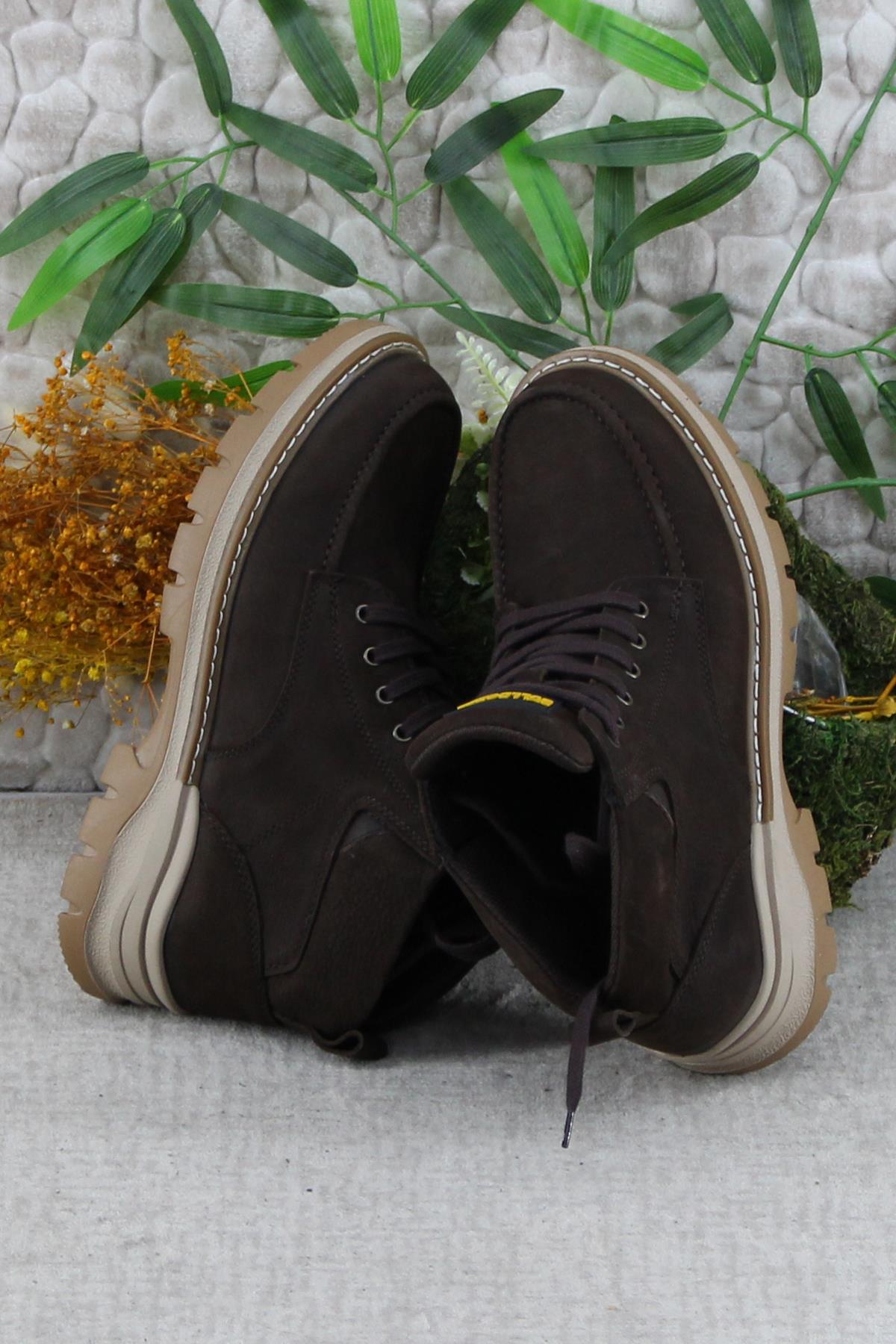 250015 Rahat Orijinal Ürün Nubuk Hakiki Deri Erkek Bot - Görsel 6