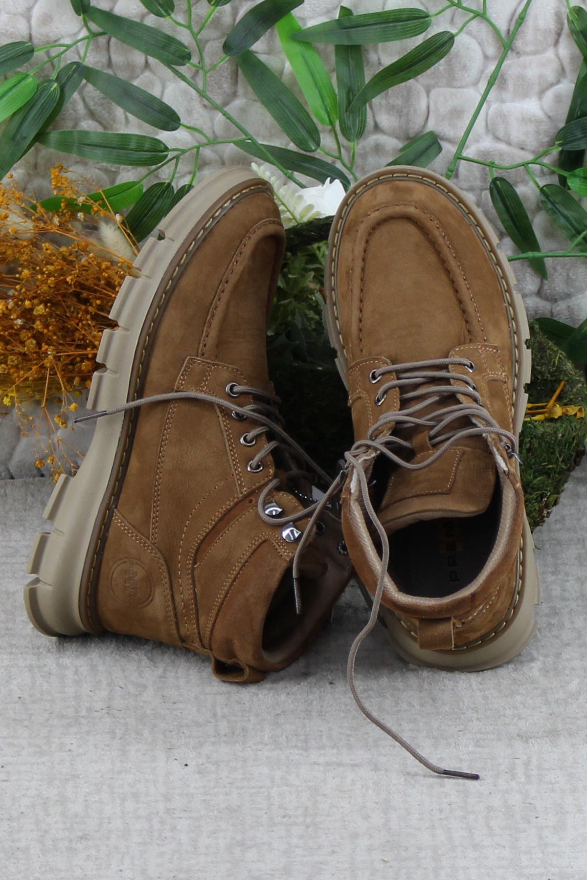 242 1854 Rahat Orijinal Ürün Nubuk Hakiki Deri Erkek Bot - Görsel 6