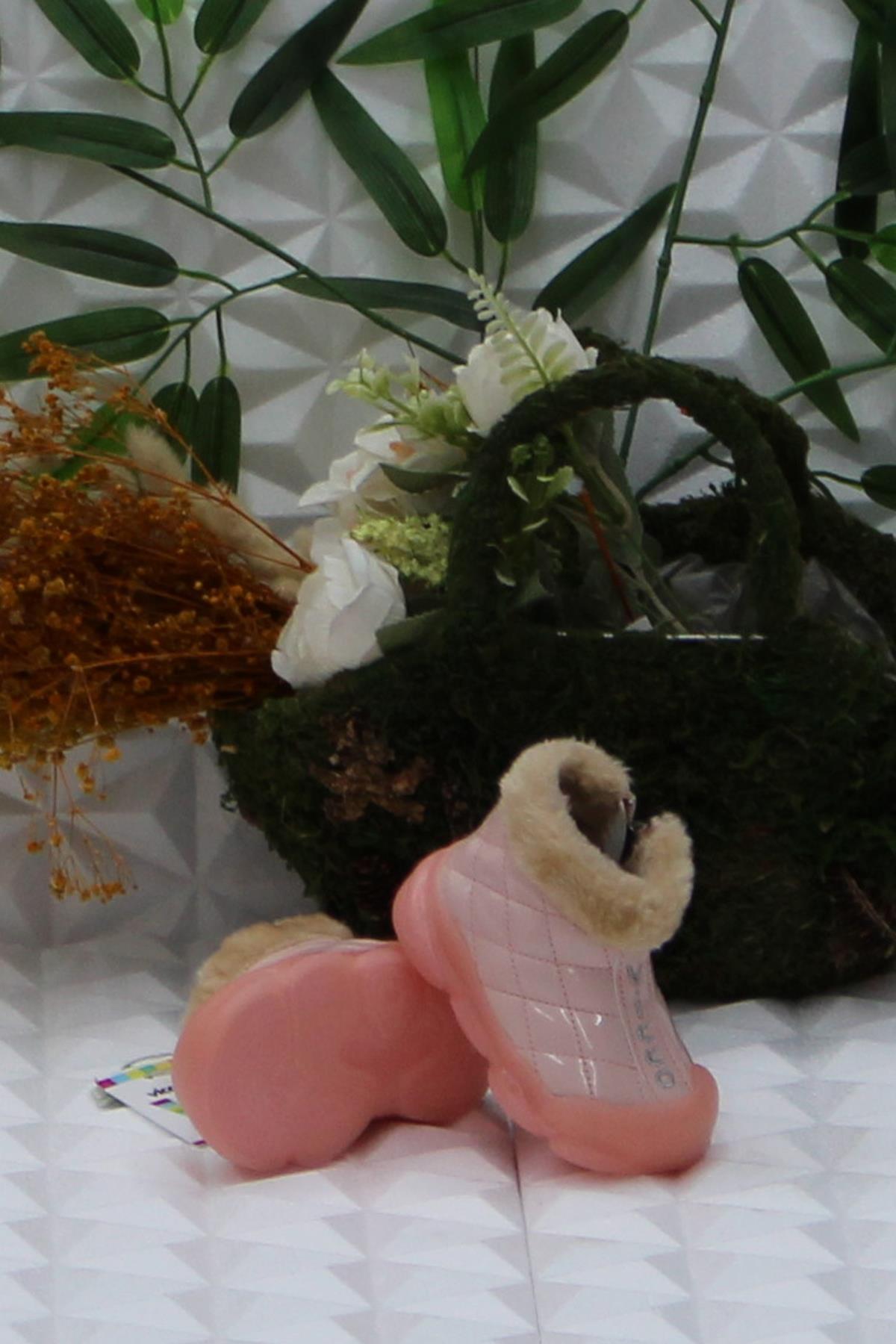 946.E24K.422 Pudra Poppy II Rahat İlk Adım Işıklı Kız Çocuk Bot - Görsel 6