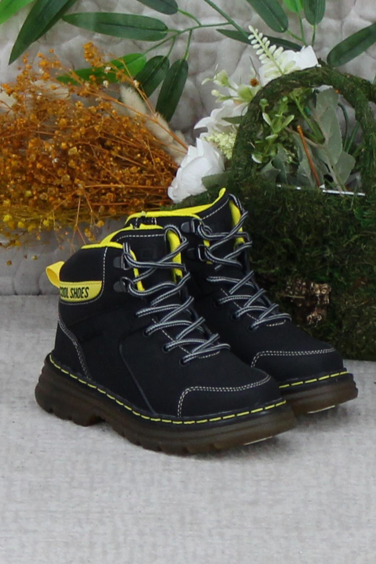 Cool Cane Rahat Sıcak Astar Kaymaz Taban Erkek Çocuk Bot - Görsel 2