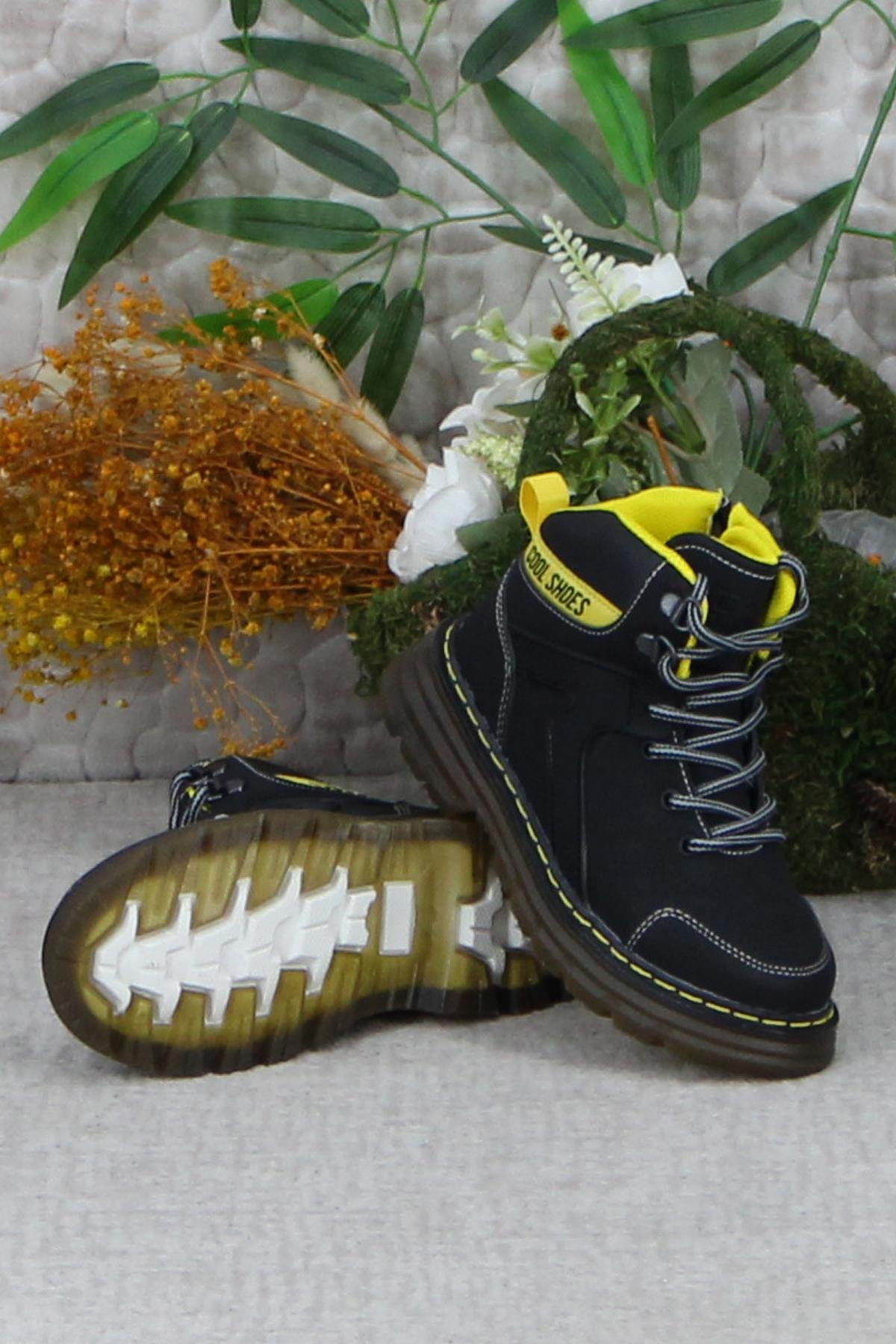 Cool Cane Rahat Sıcak Astar Kaymaz Taban Erkek Çocuk Bot - Görsel 6