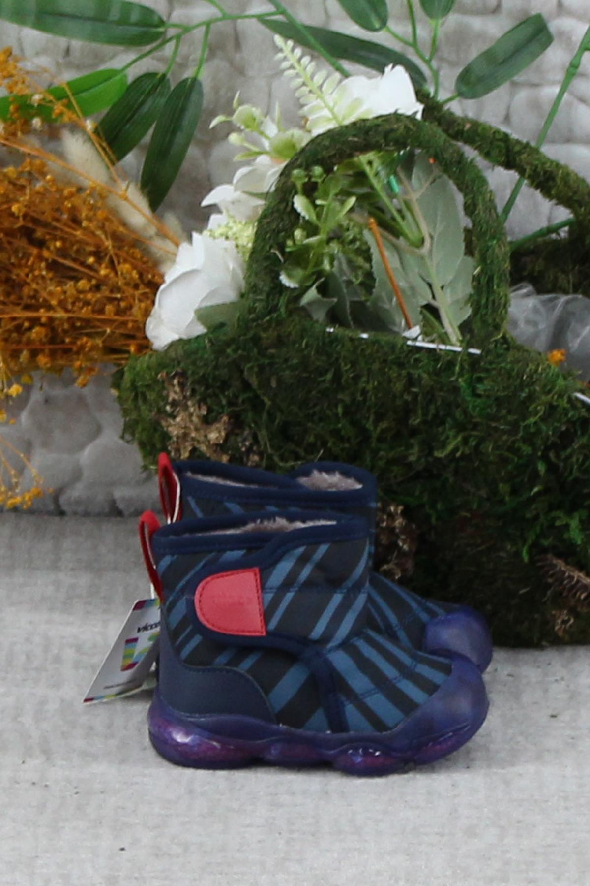 943.E24K.482 Lacivert Helyum Işıklı Erkek Çocuk Bot - Görsel 3