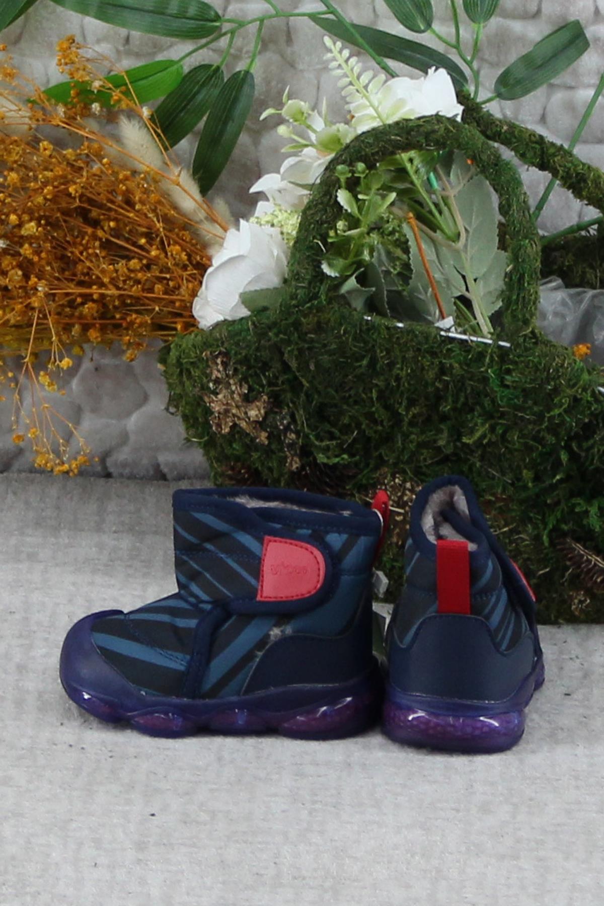 943.E24K.482 Lacivert Helyum Işıklı Erkek Çocuk Bot - Görsel 5