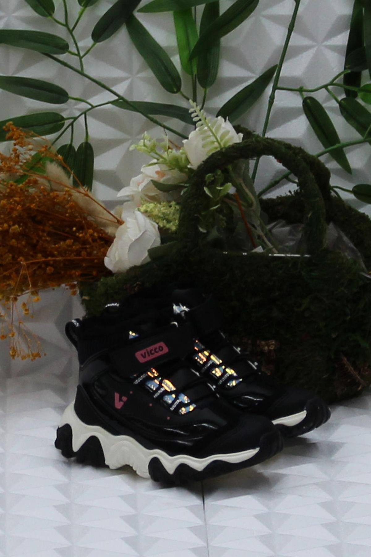 946.P24K.423 Siyah Radus Big Kids Phylon Kız Çocuk Bot - Görsel 2