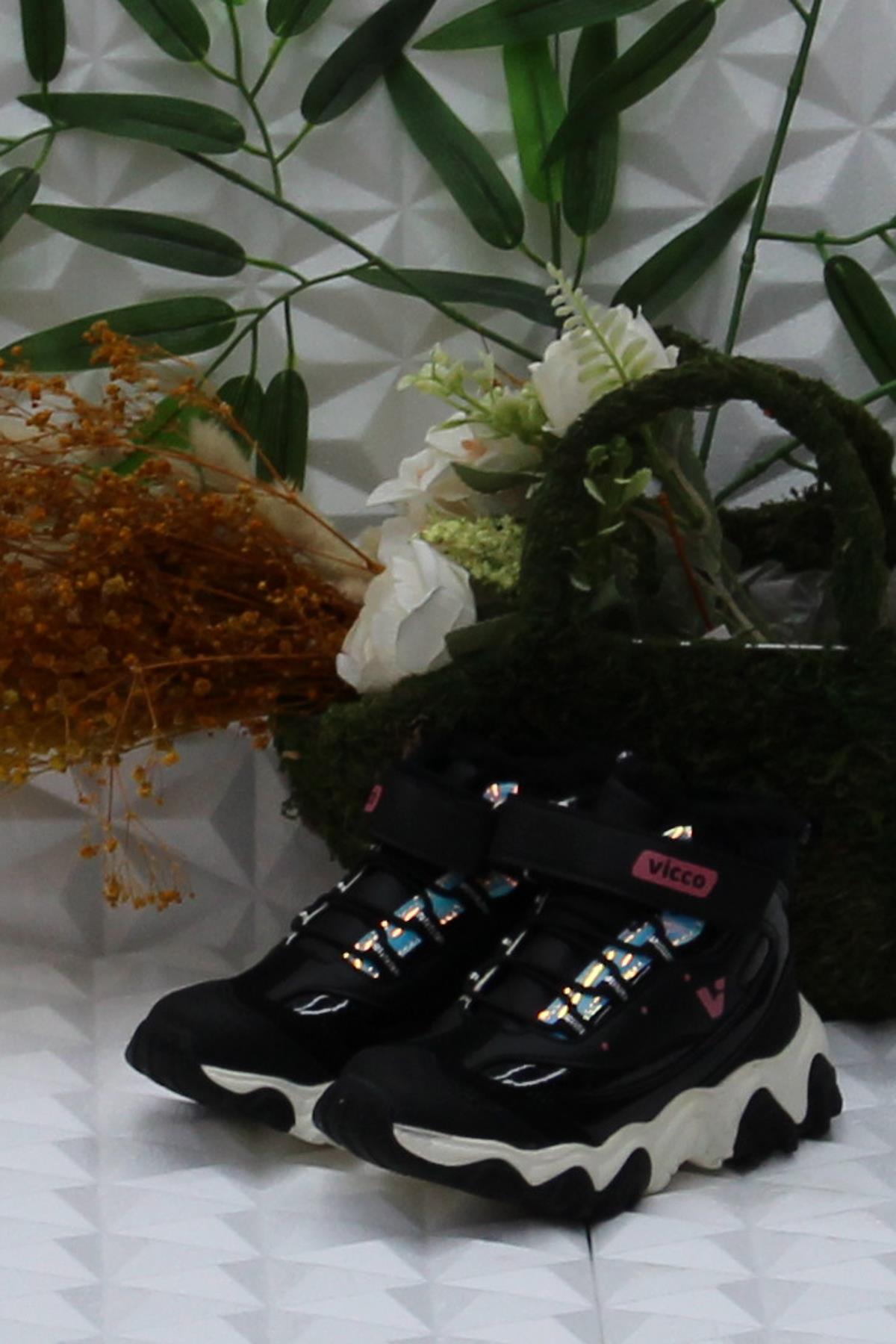 946.P24K.423 Siyah Radus Big Kids Phylon Kız Çocuk Bot - Görsel 4