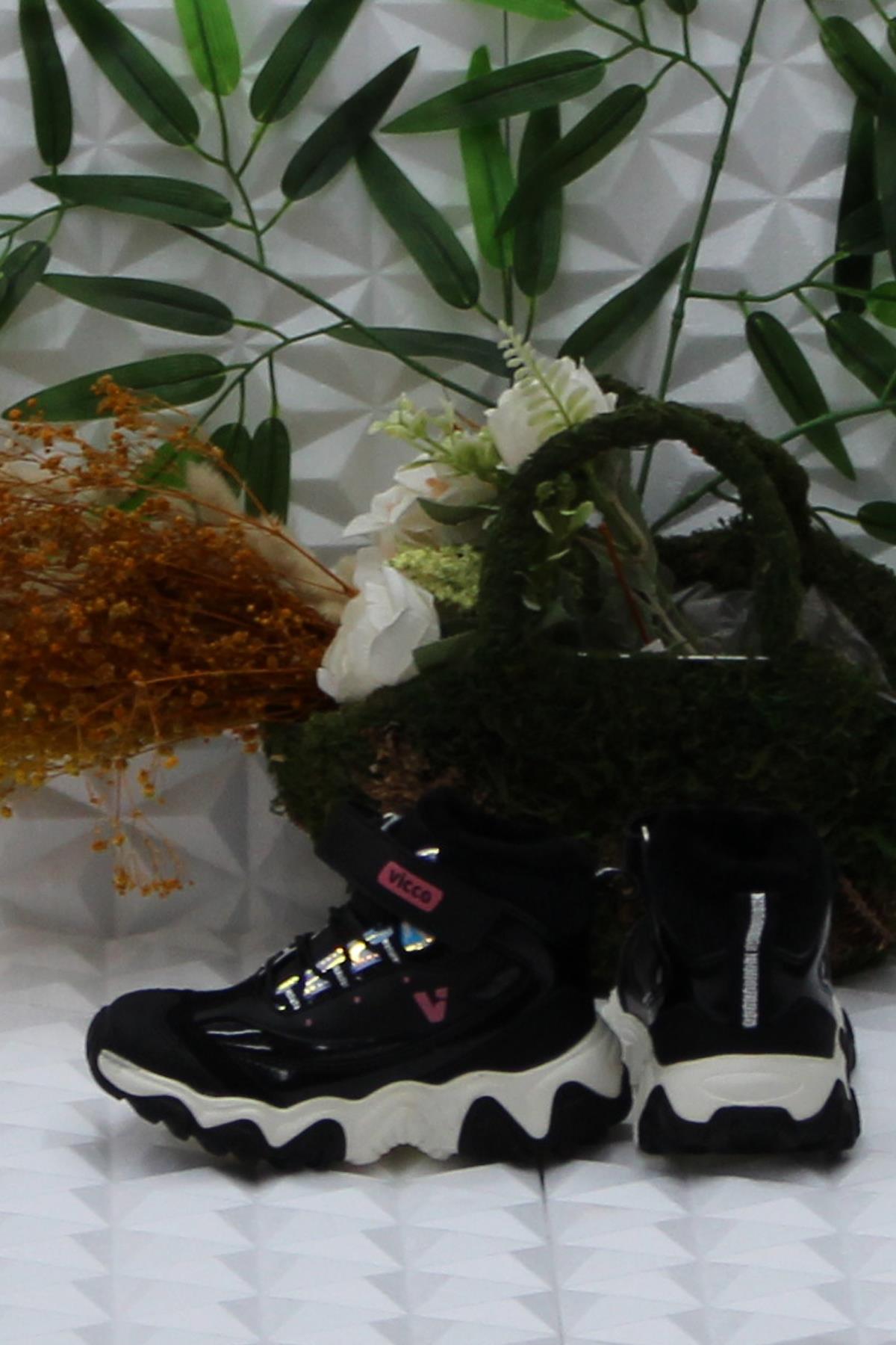 946.P24K.423 Siyah Radus Big Kids Phylon Kız Çocuk Bot - Görsel 5