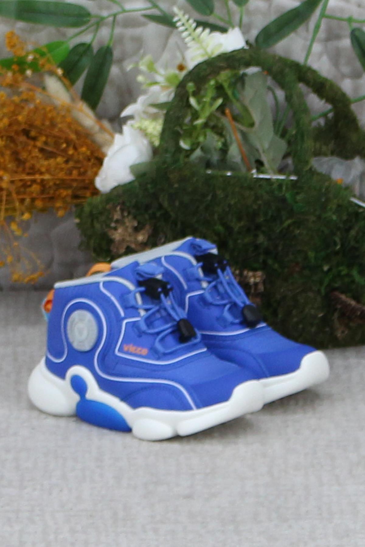 946.B24K.434 Saks Mavi Vento Hafif Rahat Phylon Taban Işıklı Çocuk